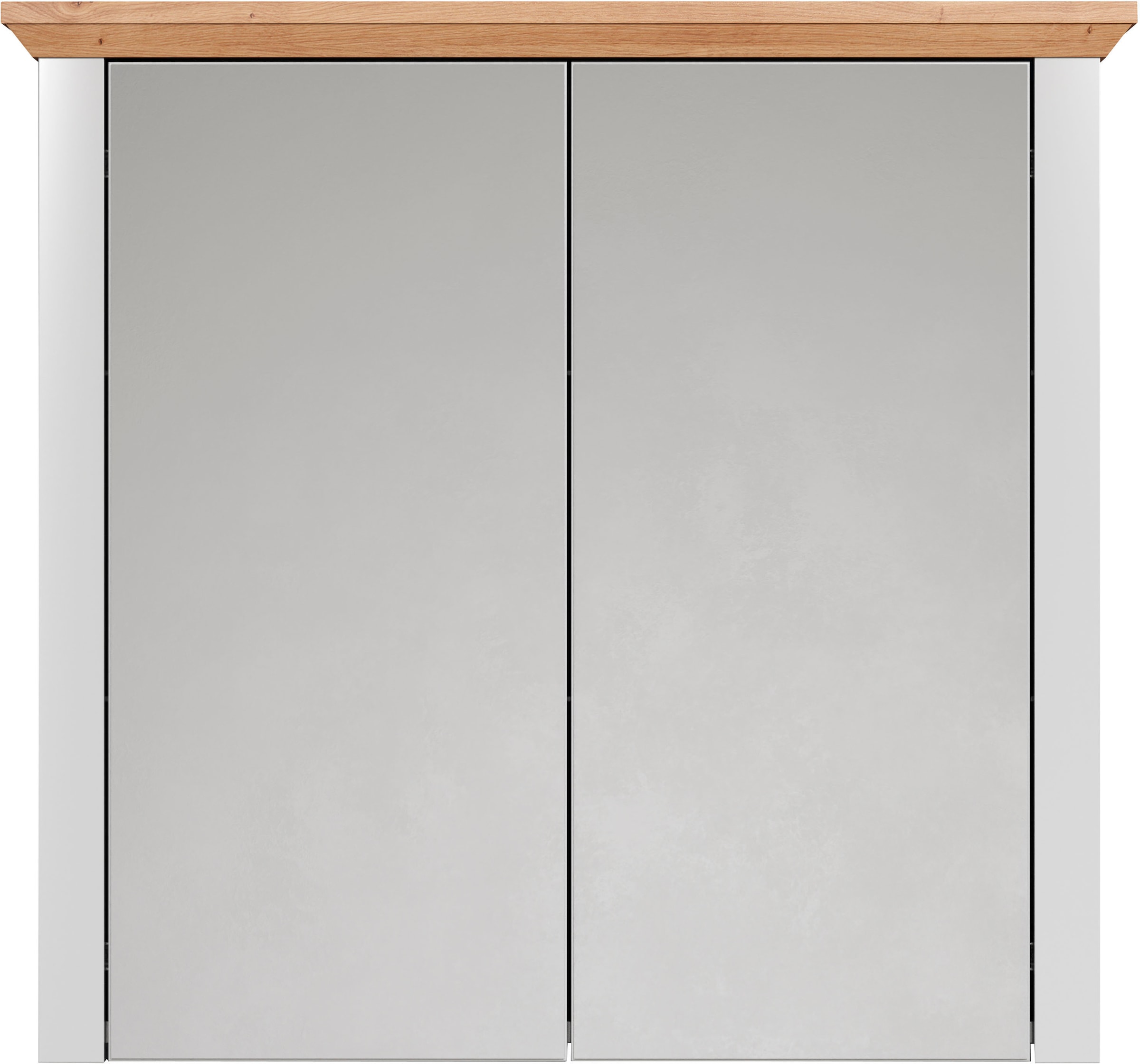 Home affaire Spiegelschrank »Herzwill« Spiegelschrank mit 2 Glasböden - (B/T/H) 78/24/73 cm