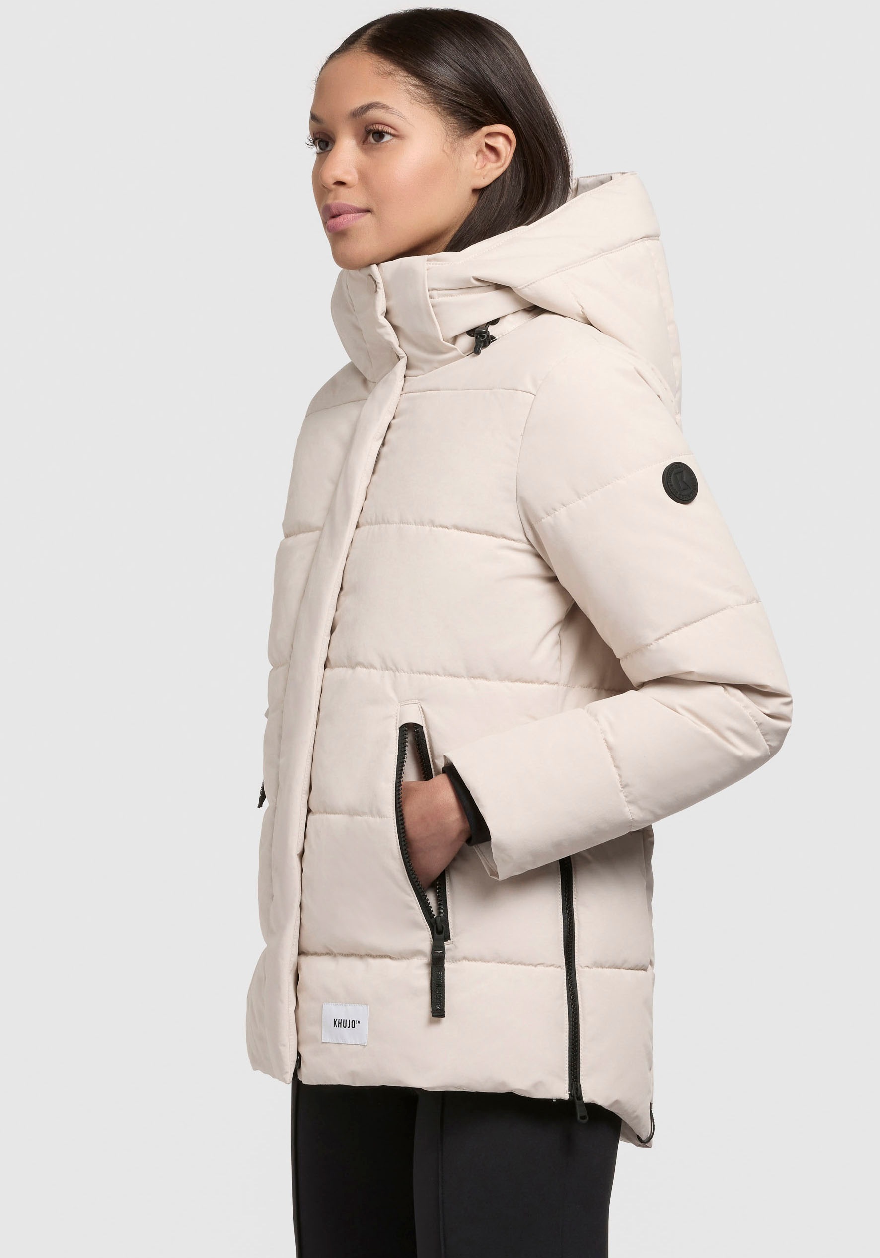 khujo Steppjacke »MANC«, mit Kapuze