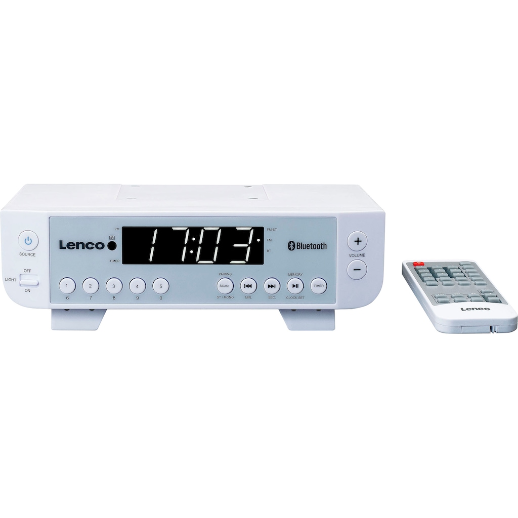 Lenco Küchen-Radio »KCR-100«, (Bluetooth FM-Tuner 2 W)
