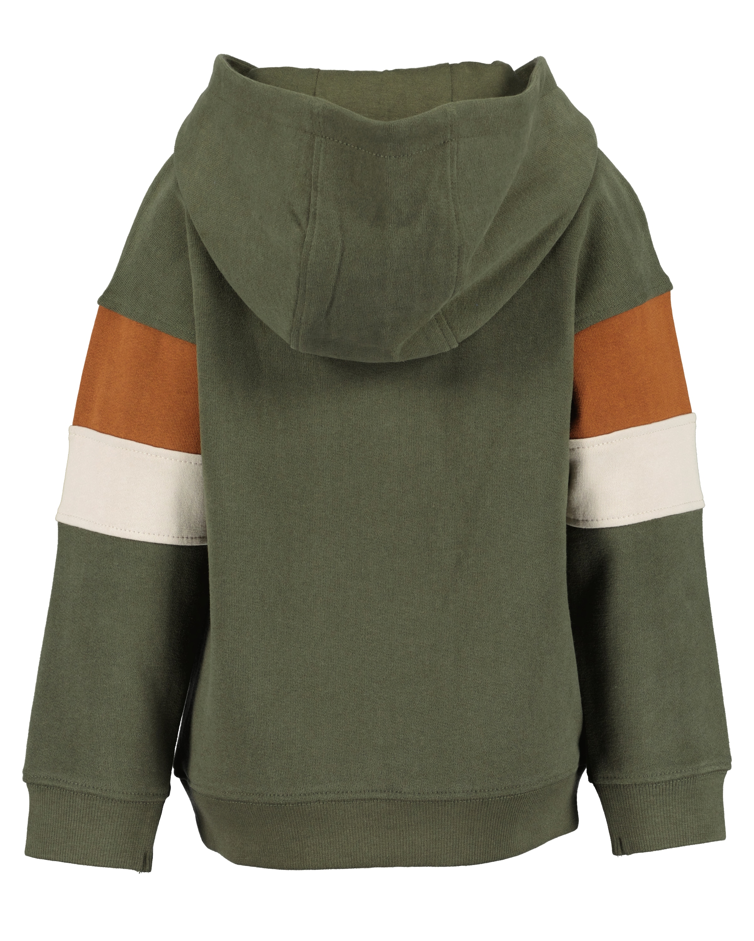 Blue Seven Kapuzensweatshirt , im Colorblocking-Look und mit großem Frontmotiv
