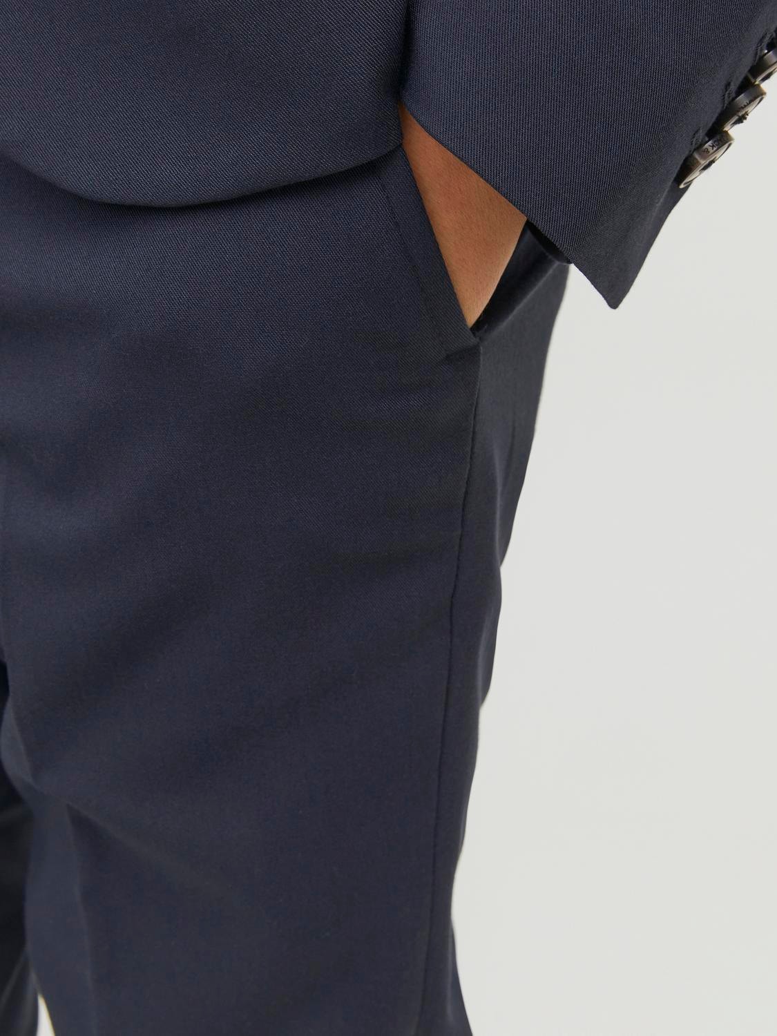 Jack & Jones Junior Anzughose »JPRSOLAR elastisch, pflegeleicht, komfortabel«  unifarben, modisch, slim fit, Web