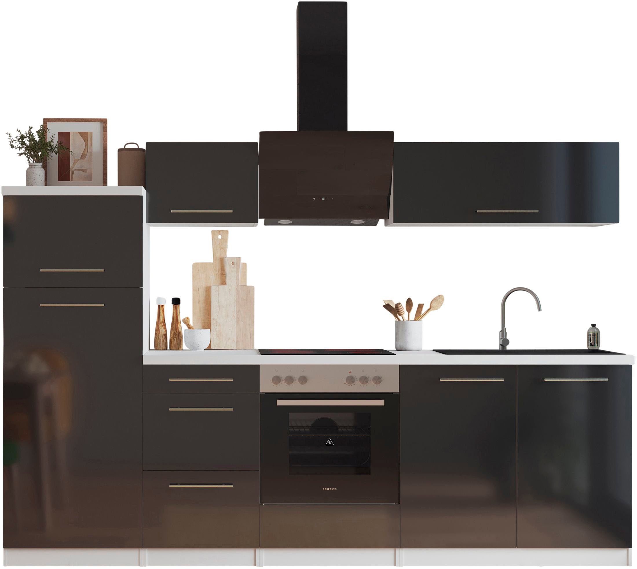 RESPEKTA Küche »Amanda« Breite 270 cm, mit Soft-Close, exklusiver Konfiguration für OTTO