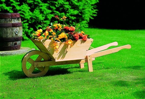promadino Pflanzkübel »Pflanzkarre«, BxTxH: 113x32x40 cm