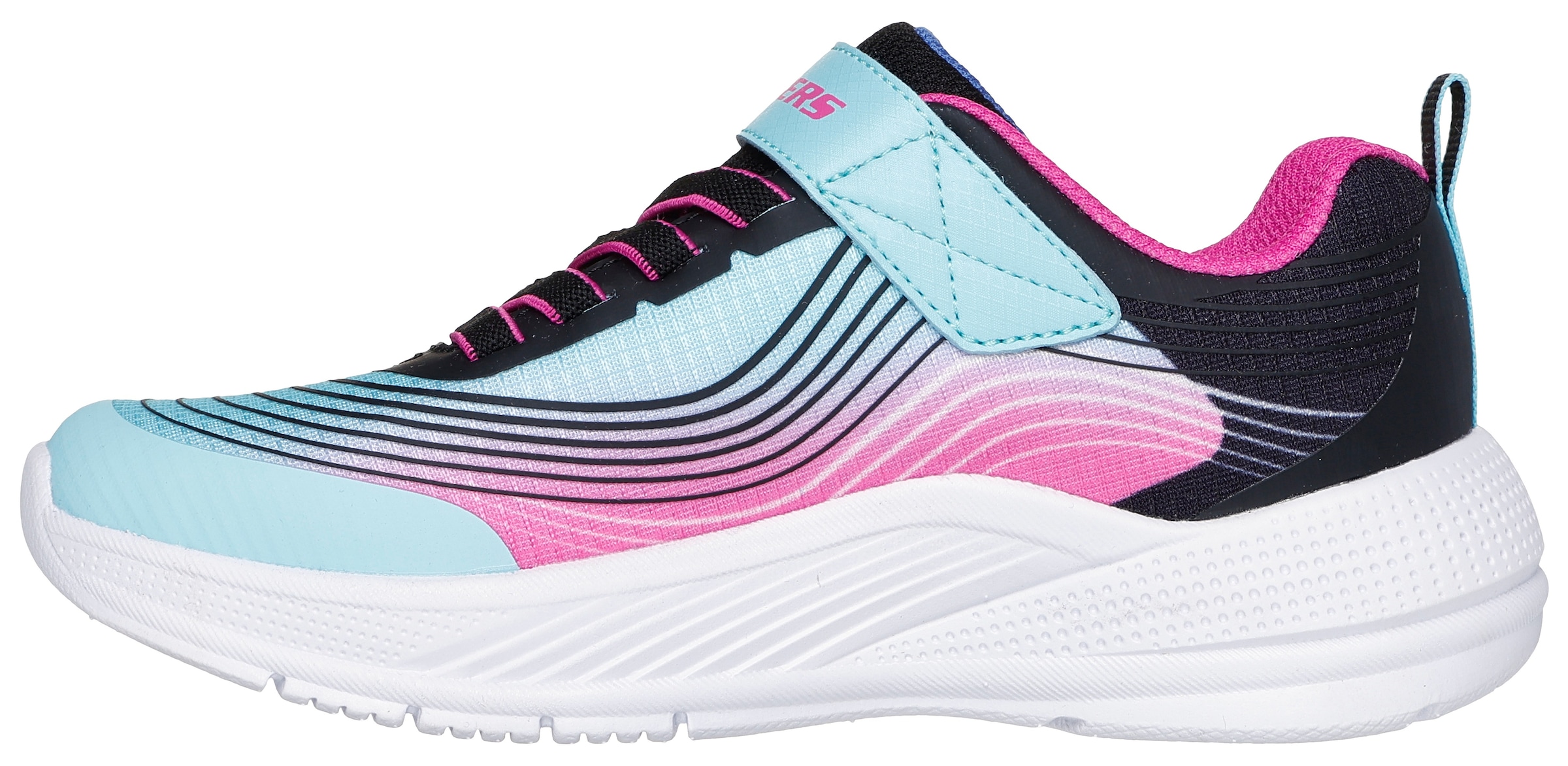 Skechers Kids Sneaker »MICROSPEC ADVANCE«, Klettschuh, Freizeitschuh mit Gummizug und Klettverschluss