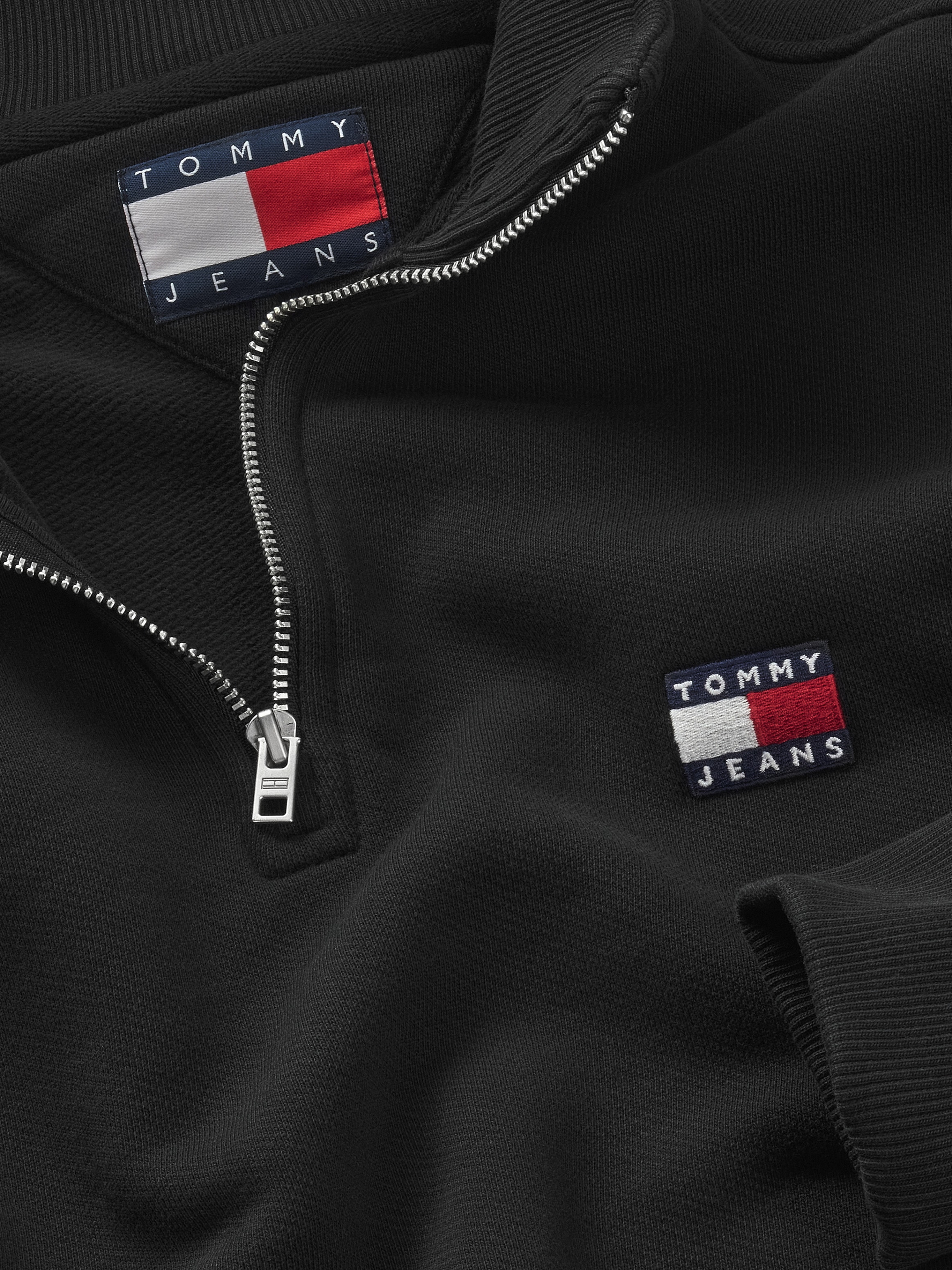 Tommy Jeans Sweatshirt »TJW BXY CRP BADGE 1/4ZIP«, mit Logo-Badge