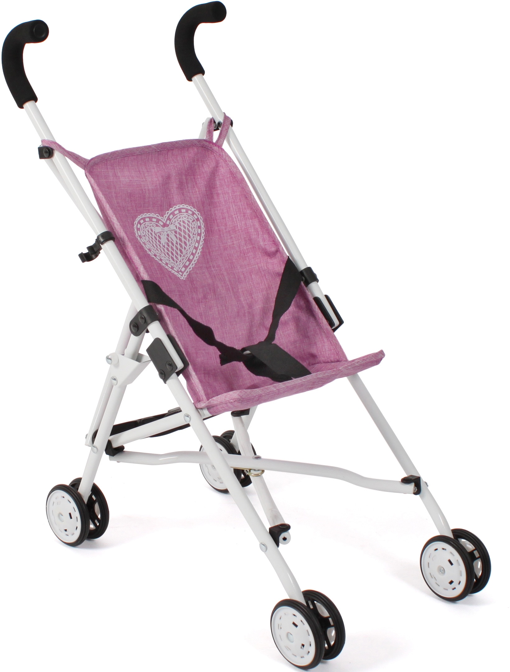 CHIC2000 Puppenbuggy »Roma, Jeans Pink«