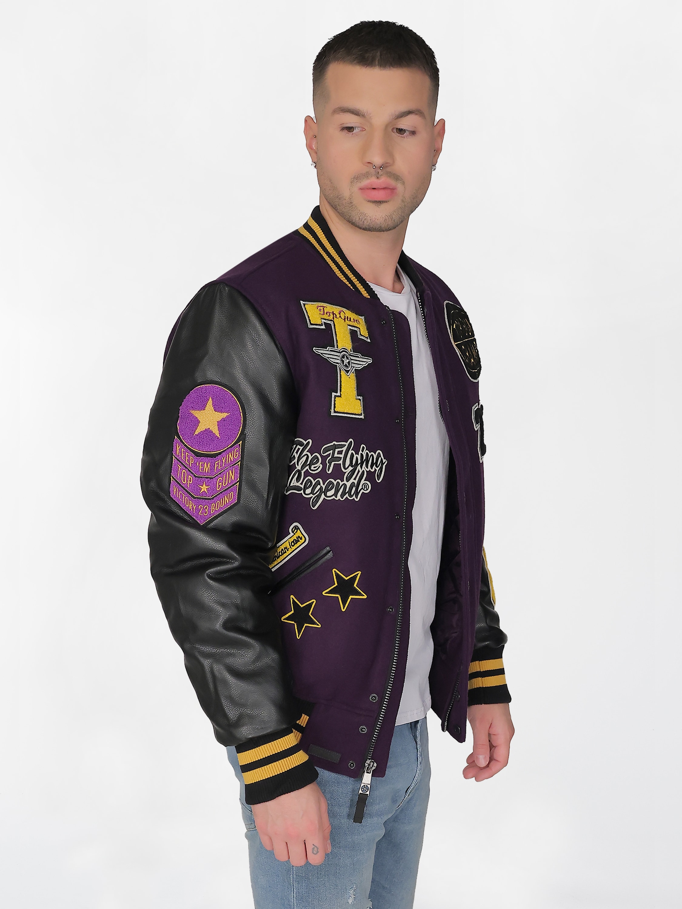 TOP GUN Collegejacke »Collegejacke TG20213031«