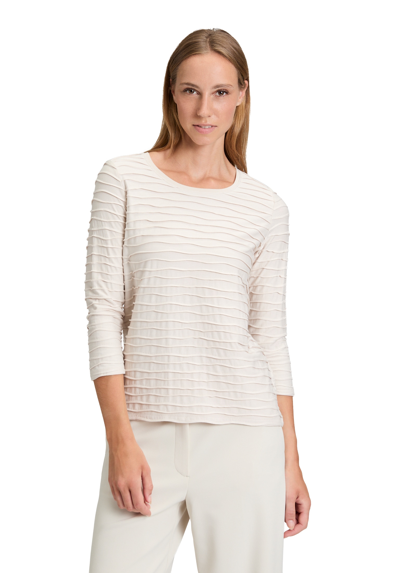 Betty Barclay Langarmshirt »Basic Shirt mit Wellenstruktur«