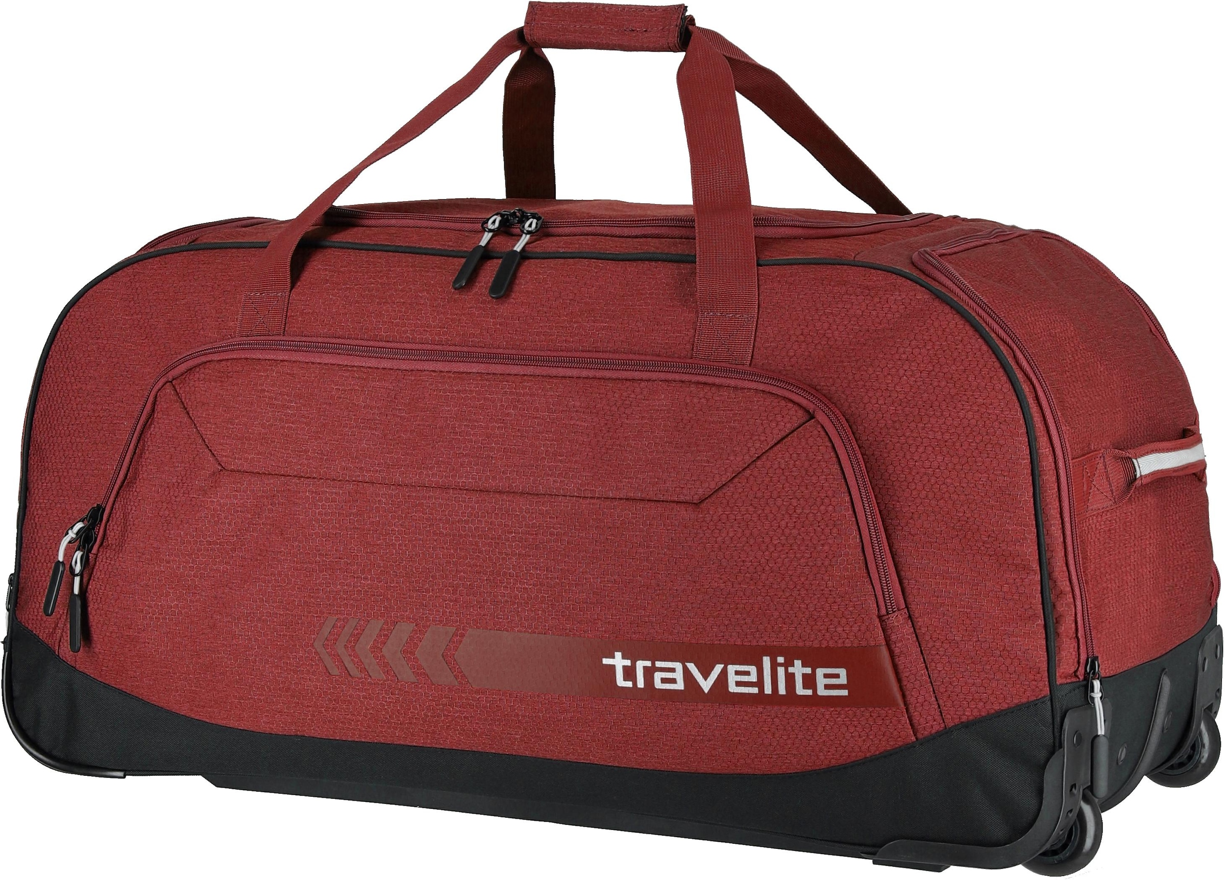 travelite Reisetasche »KICK OFF XL, 77 cm«, Duffle Bag Reisegepäck Sporttasche Reisebag mit Trolleyfunktion