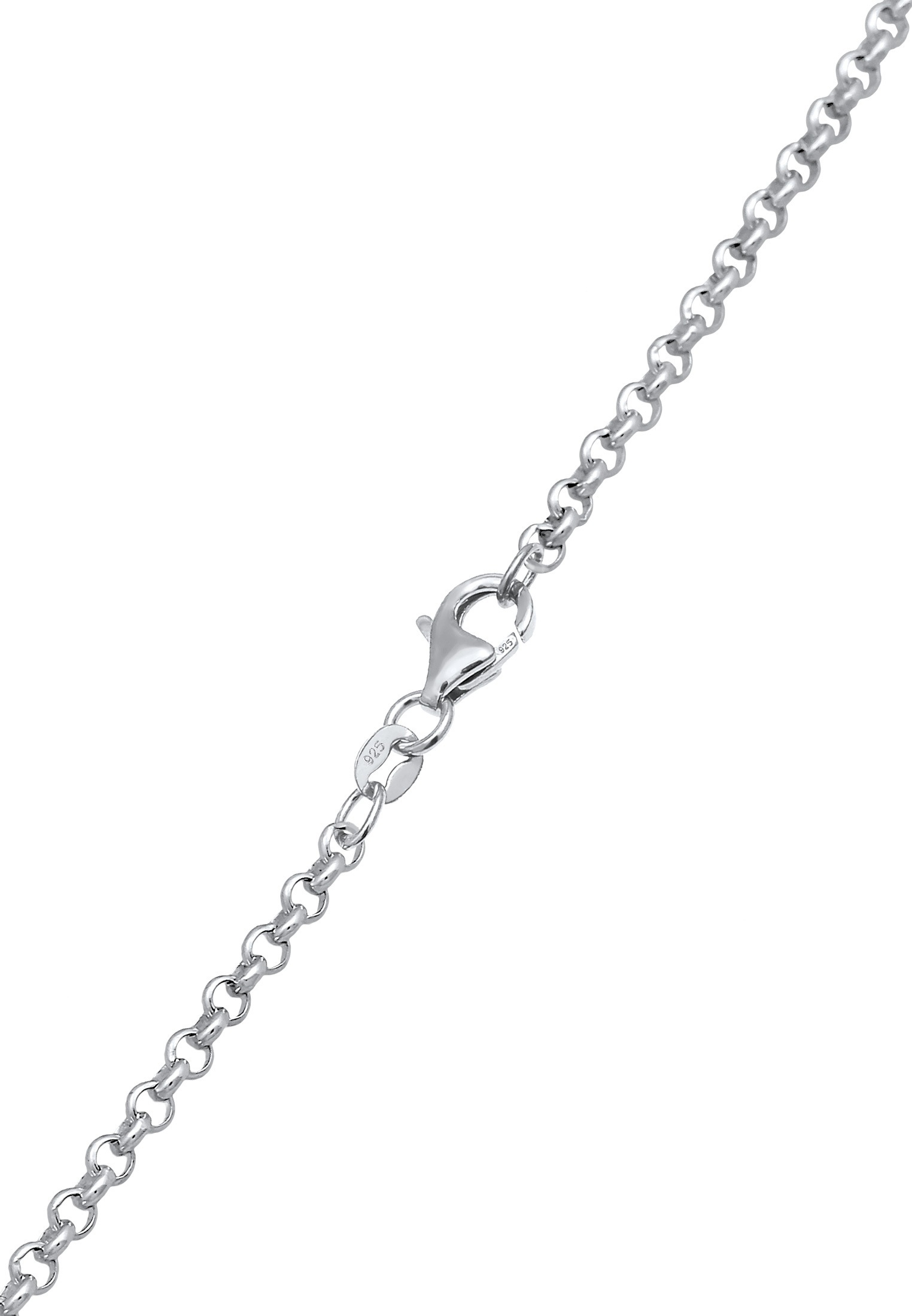Nenalina Lange Kette »Halskette Engelsflüsterer Klangkugel Glück Engel 925 Silber«