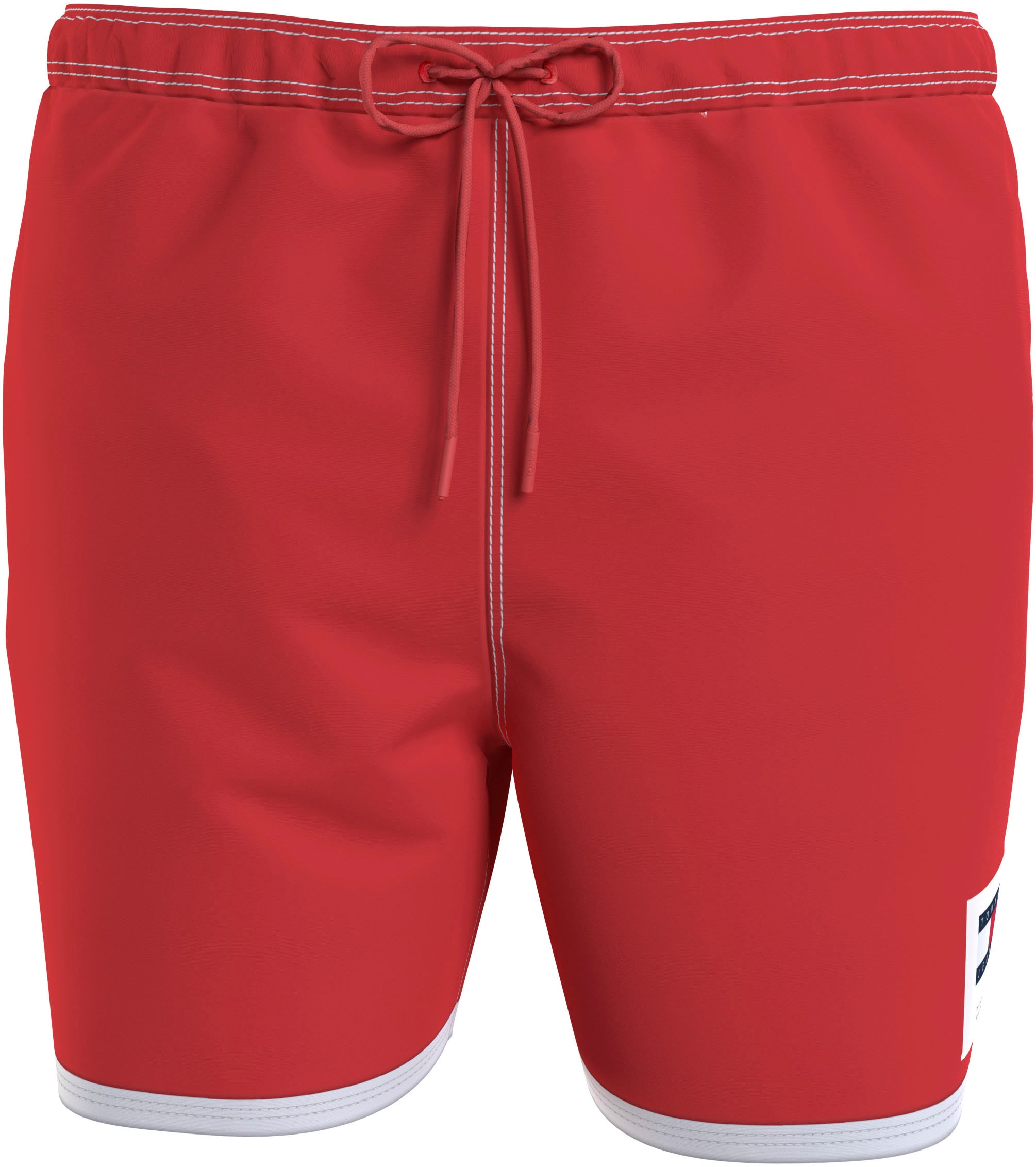 Tommy Hilfiger Swimwear Badeshorts »SF MEDIUM DRAWSTRING«, mit kontrastfarbenen Details