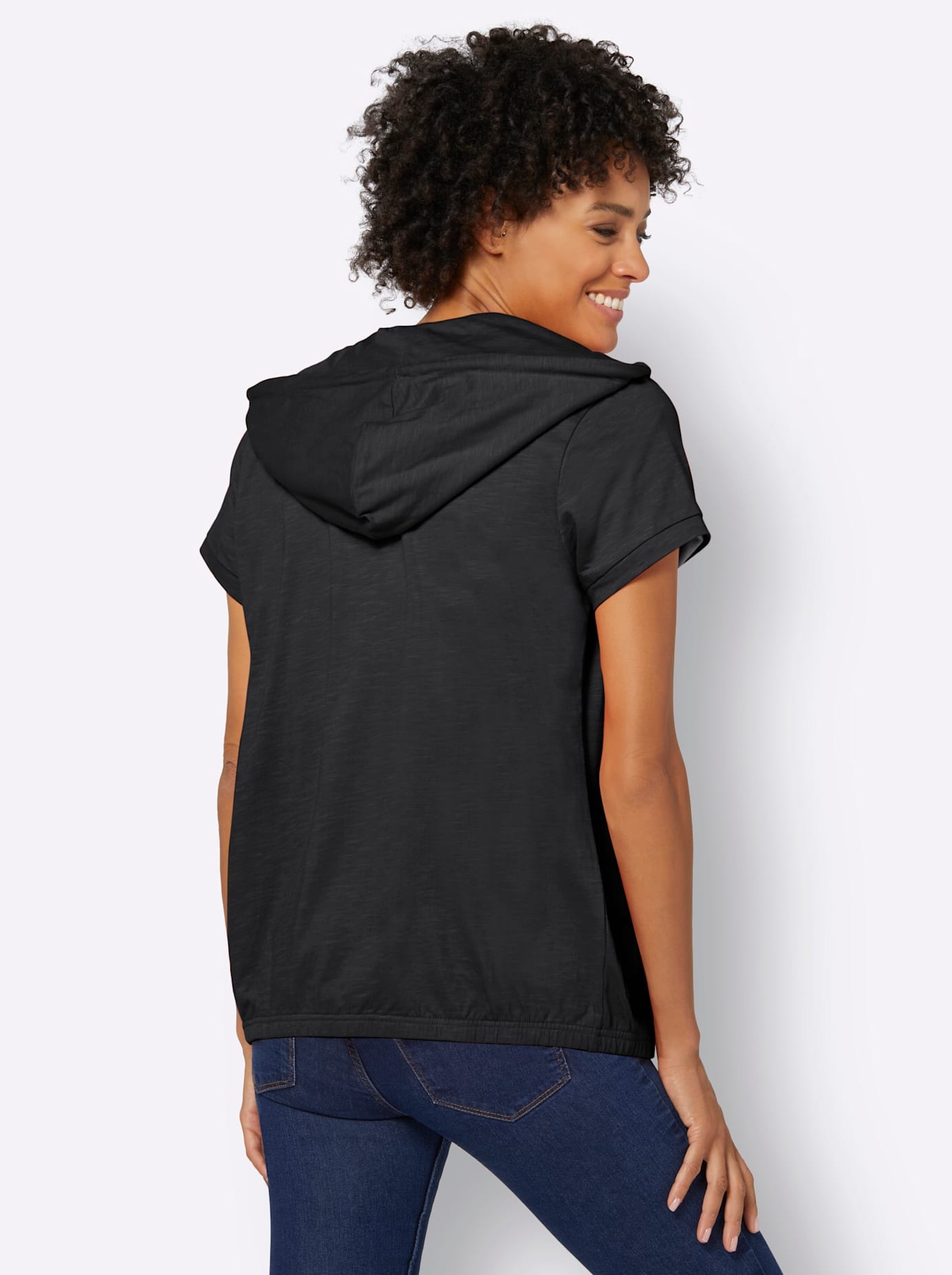 Casual Looks Shirtjacke »Sweatjacke«, (1 tlg.)