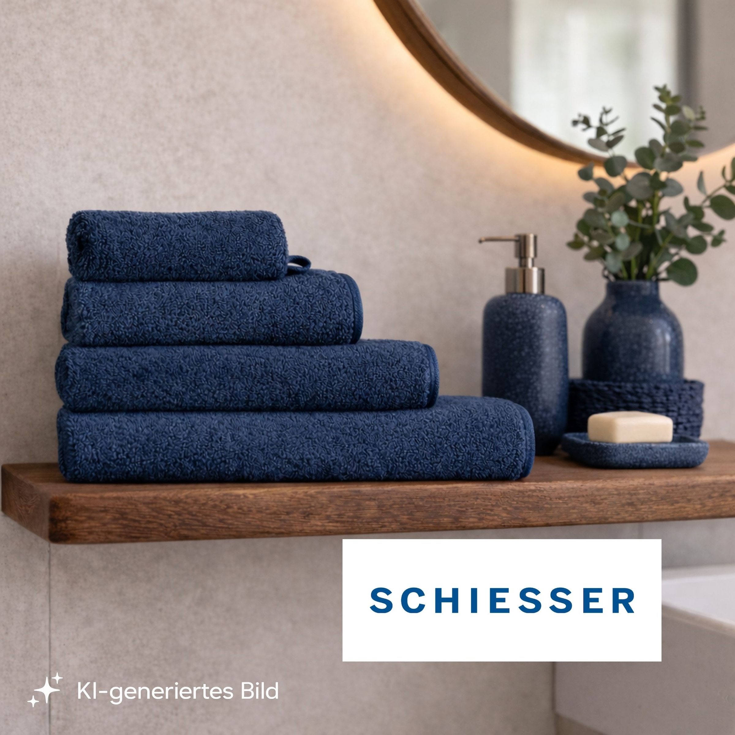 Schiesser Gaestehandtuecher "Milano aus 100% Baumwolle mit eleganter Bordüre in Hoch-Tief-Optik" OEKO-TEX MADE IN GREEN
