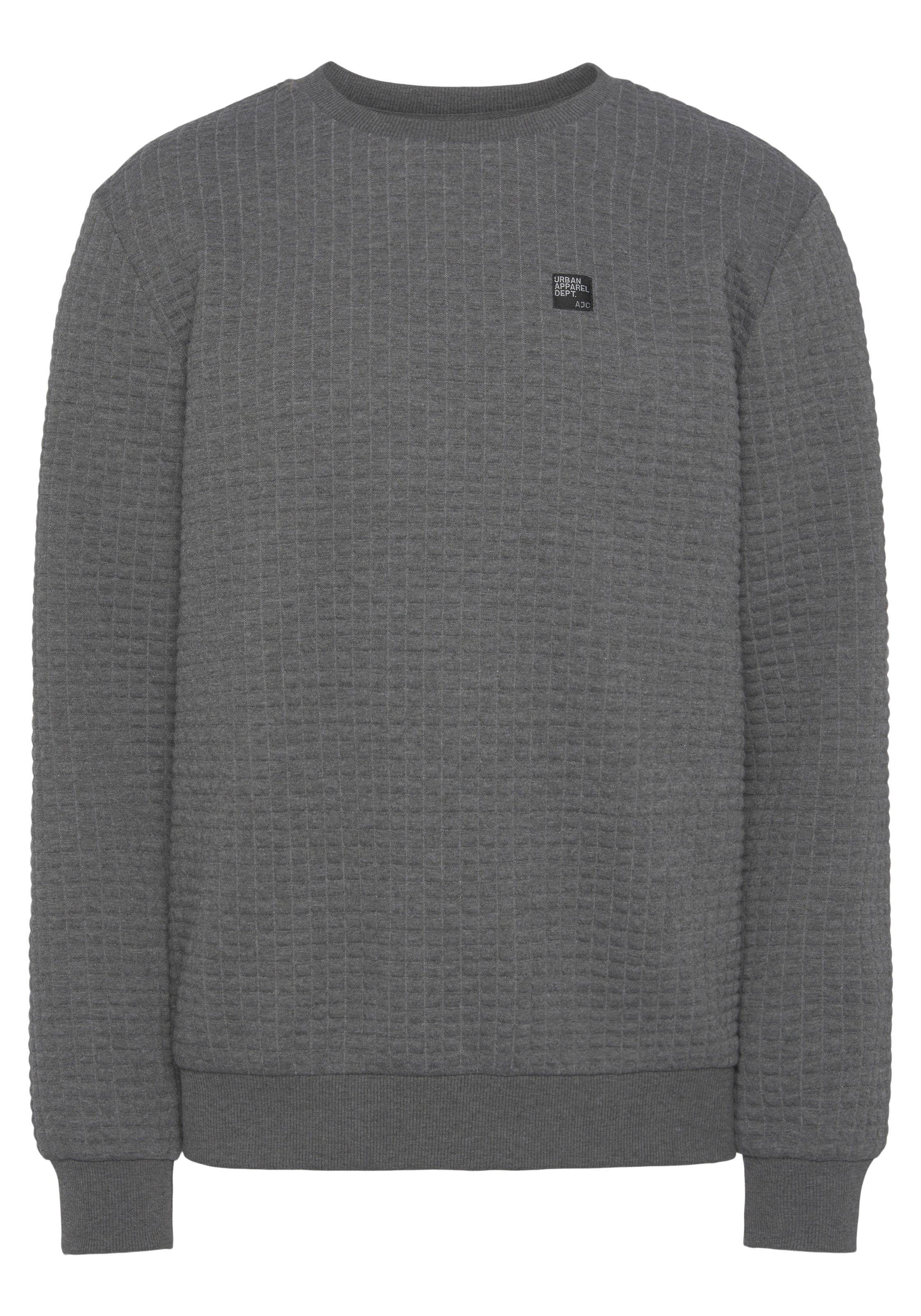 AJC Sweatshirt, schmal geschnitten, unifarben, Rundhalsausschnitt