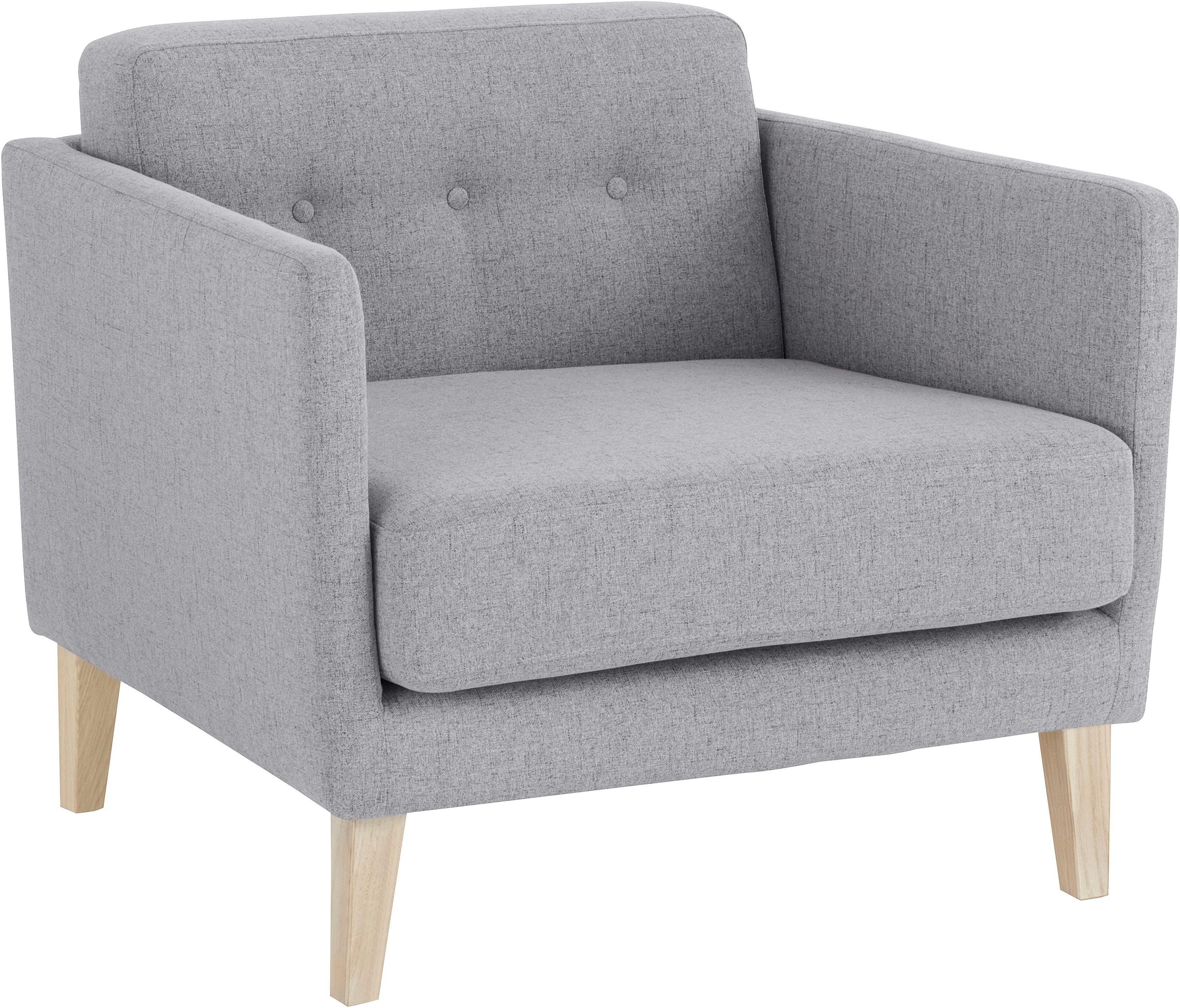 andas Sessel »Raadal«, in skandinavischer Optik, mit Knopfheftung, Design by Morten Georgsen