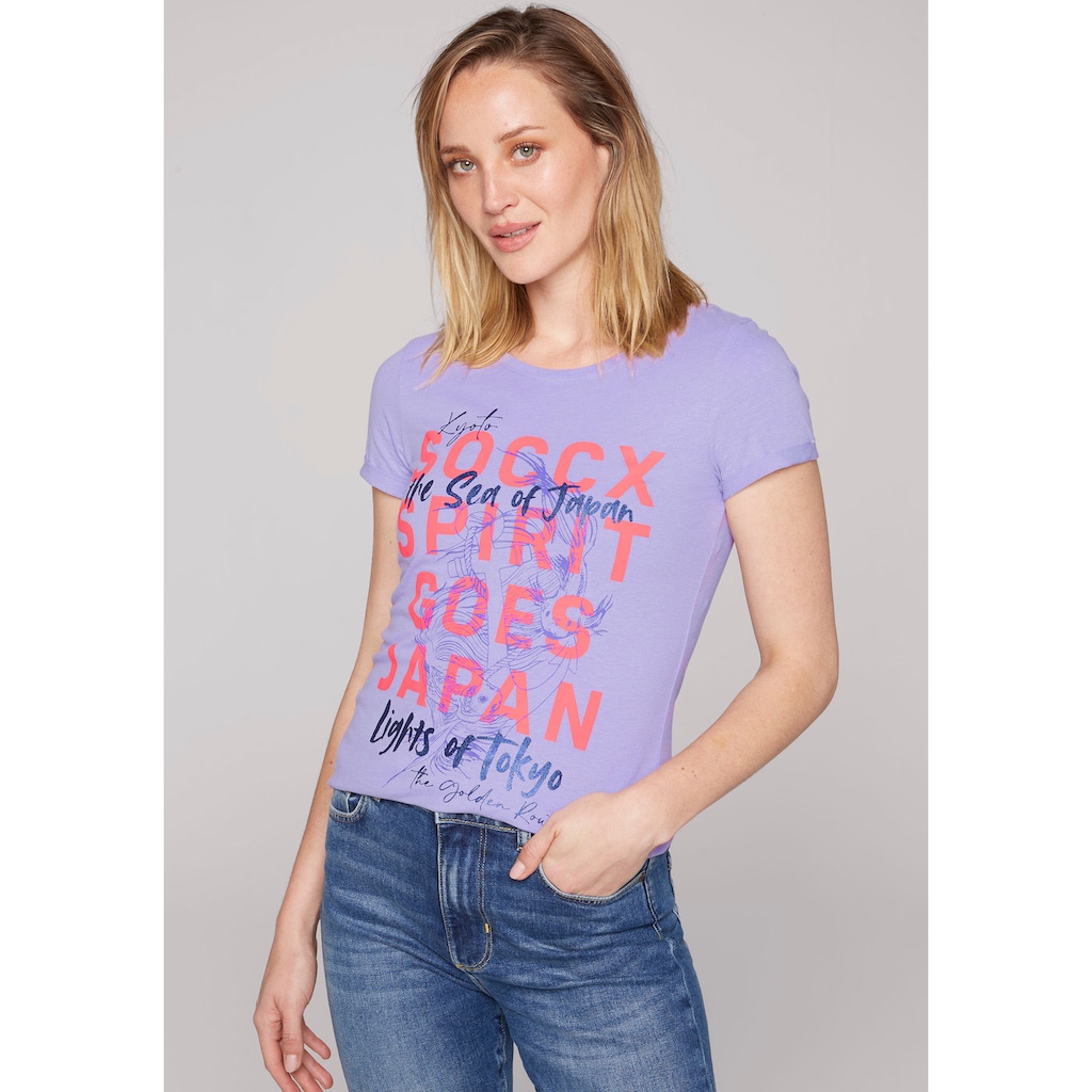 SOCCX T-Shirt »Soccx Damen T-Shirt«