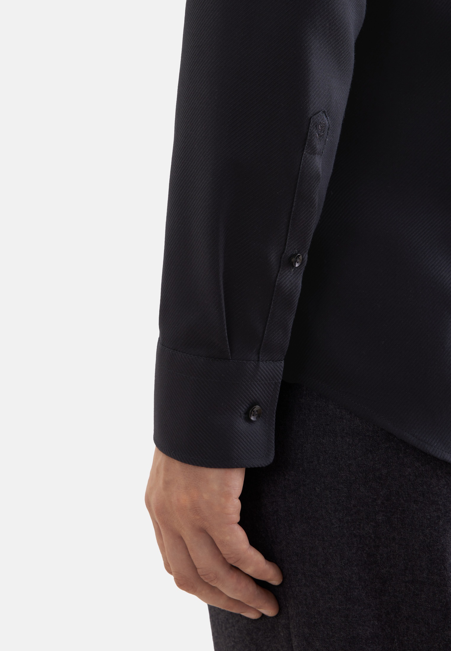 seidensticker Businesshemd »Schwarze Rose« Slim 1/1 Kentkragen Uni