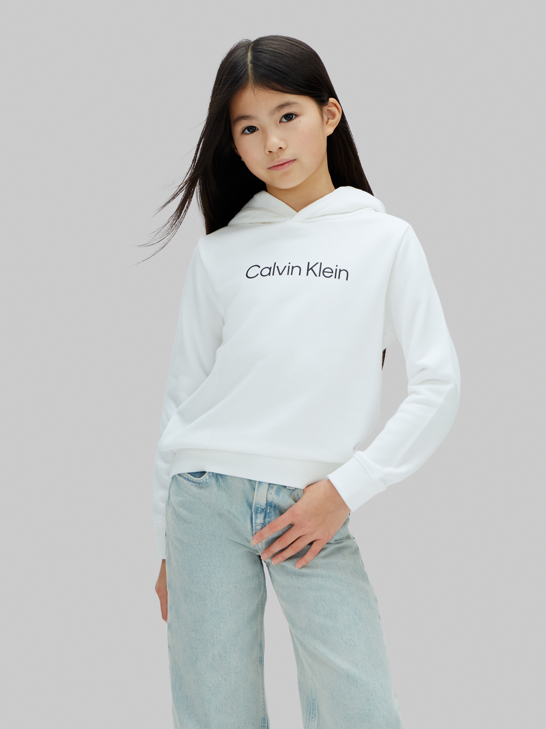 Calvin Klein Jeans Kapuzensweatshirt »LOGO HOODIE«, Regular fit für Kinder, mit Logoschriftzug
