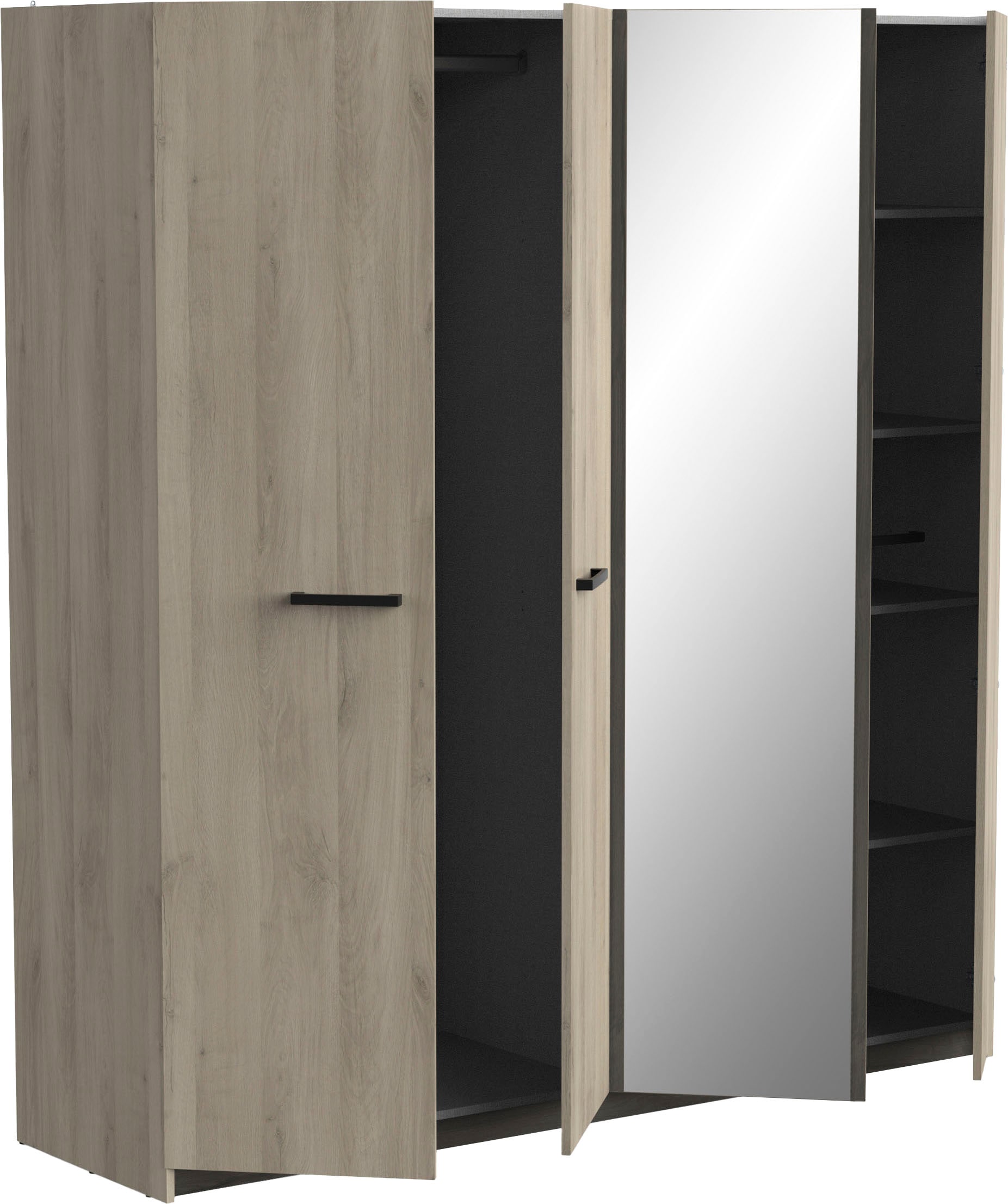 Demeyere GROUP Kinderkleiderschrank »Watson« SCHRANK 4 TÜREN/1 SPIEGEL