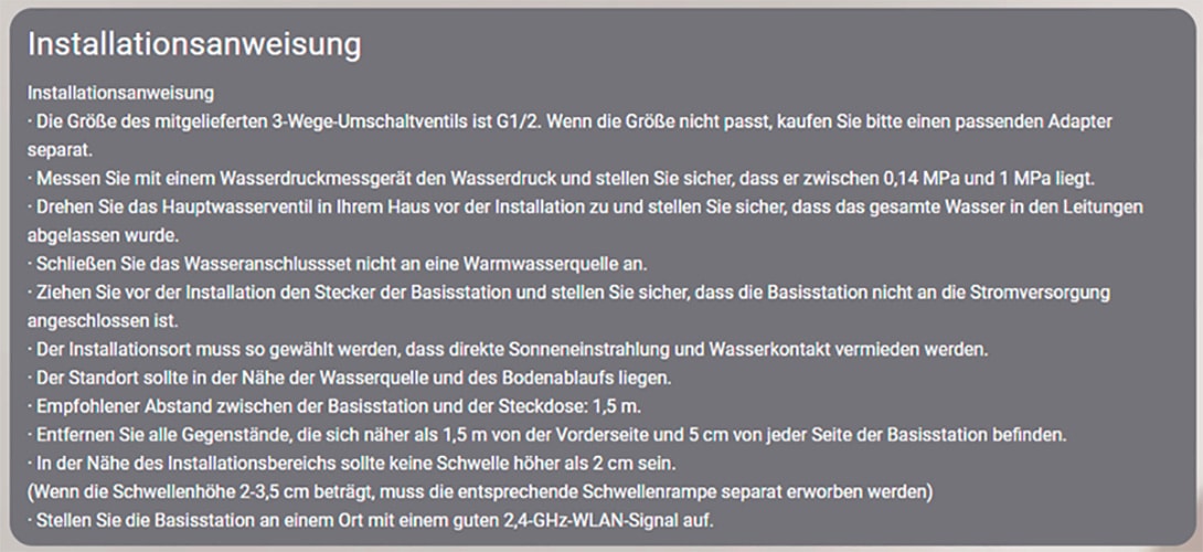 Dreame Staubsaugerrohr »Wasseranschluss-Kit für den L20 Ultra/L20 Complete«