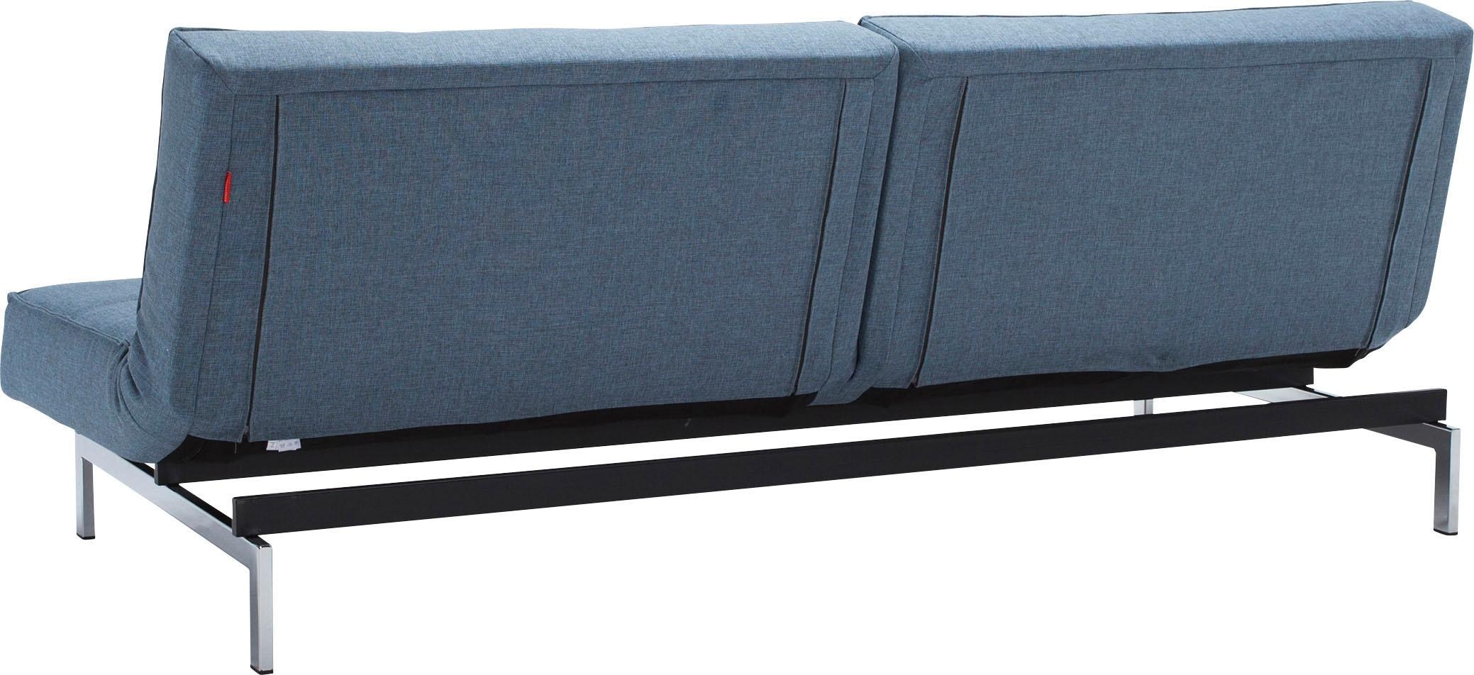INNOVATION LIVING ™ Schlafsofa »Splitback, Rückenlehnen einzeln verstellbar, mit Federkern«, mit chromglänzenden Beinen, in skandinavischen Design