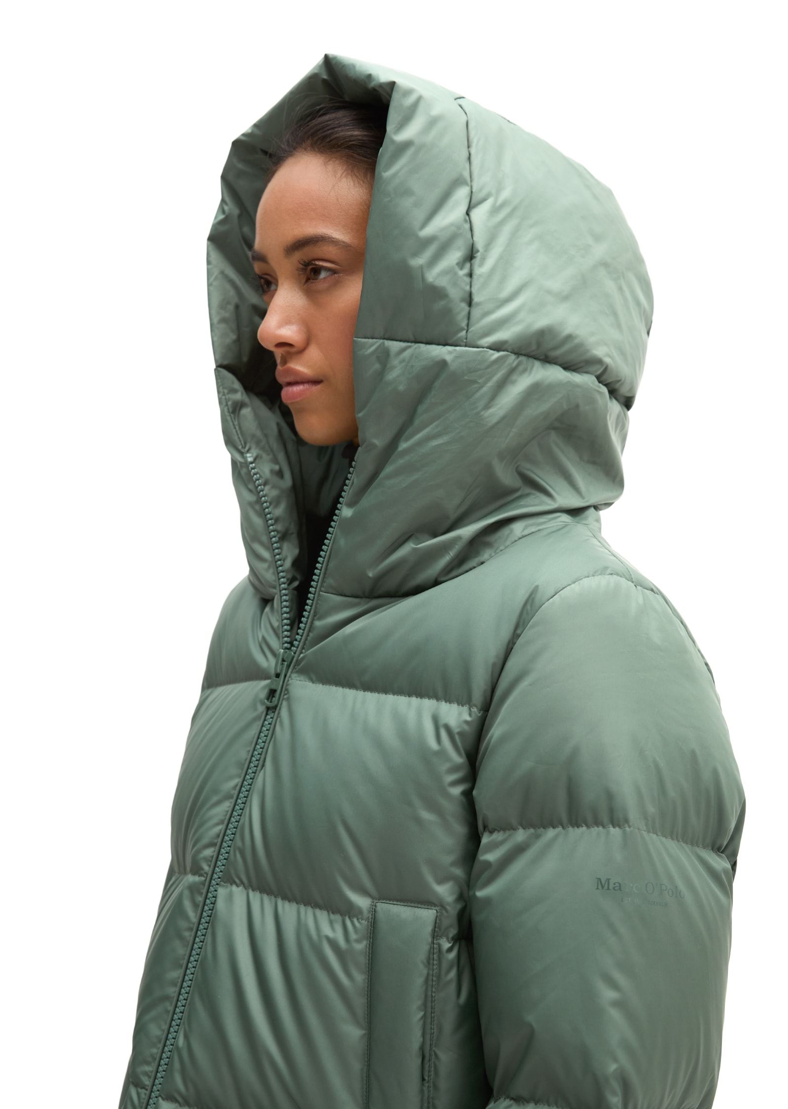 Marc O'Polo Daunenjacke mit Kapuze mit Kapuze regular mit wasserabweisender Oberfläche