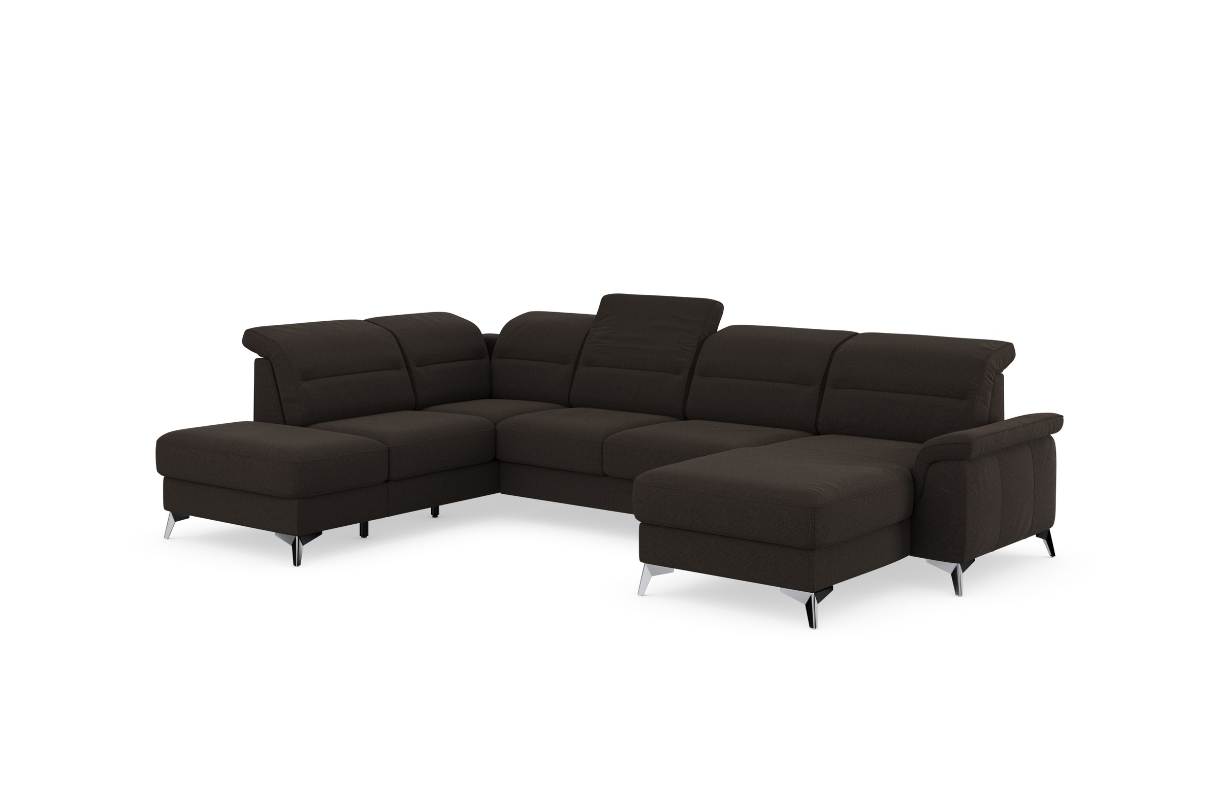 sit&more Wohnlandschaft »Sinatra U-Form«, optional mit Kopfteilverstellung und Armteilfunktion etc.