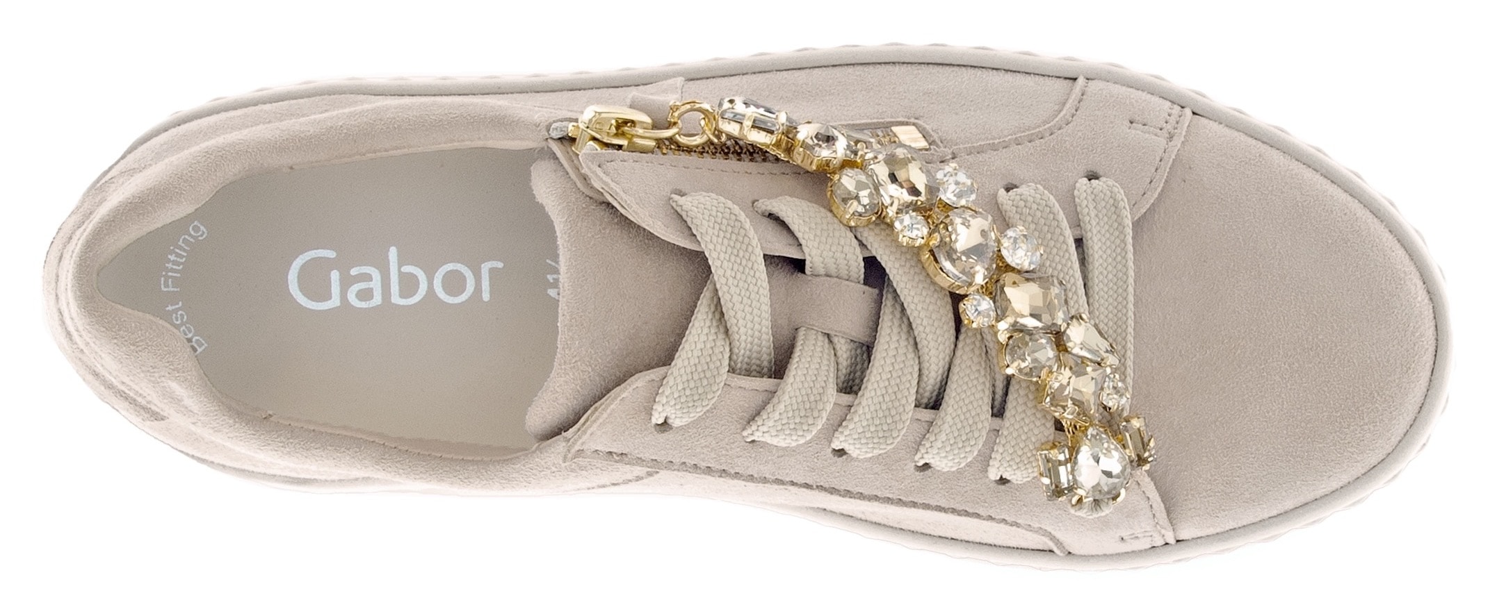Gabor Plateausneaker, Freizeitschuh, Halbschuh, Schnürschu mit Best Fitting-Ausstattung