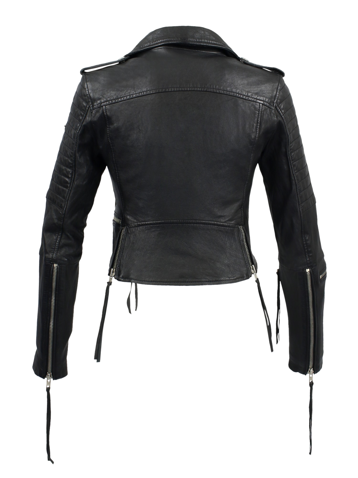 trueprodigy Lederjacke »Jade mit Reißverschluss Details« ohne Kapuze