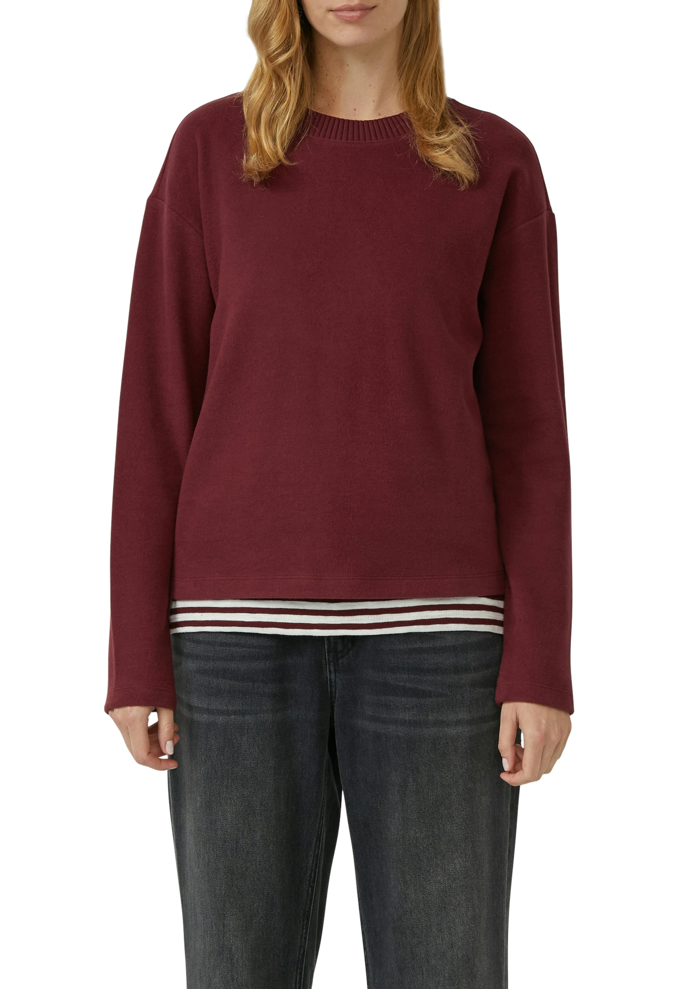 s.Oliver Sweatshirt , mit Rippblende
