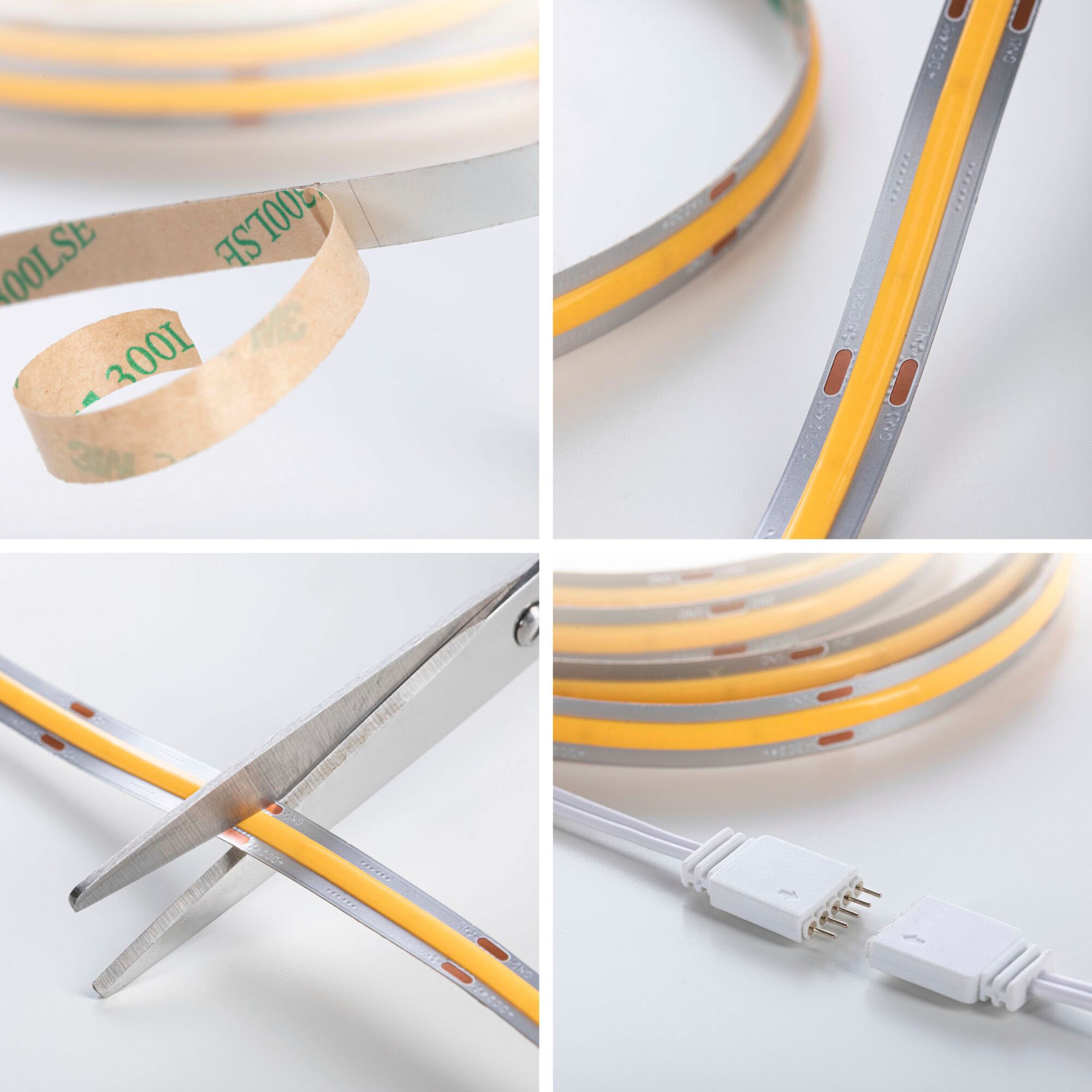 Paulmann LED-Streifen »MaxLED 1000 Full-Line COB Basisset 1,5m Warmweiß 18W 1620lm 2700K«, 1 St.-flammig
