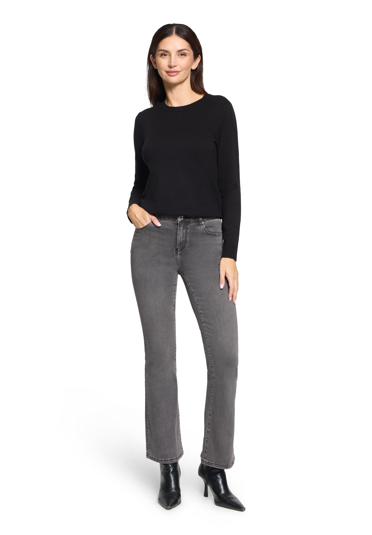 Betty Barclay Bootcuthose »Bootcut Jeans mit Waschung«