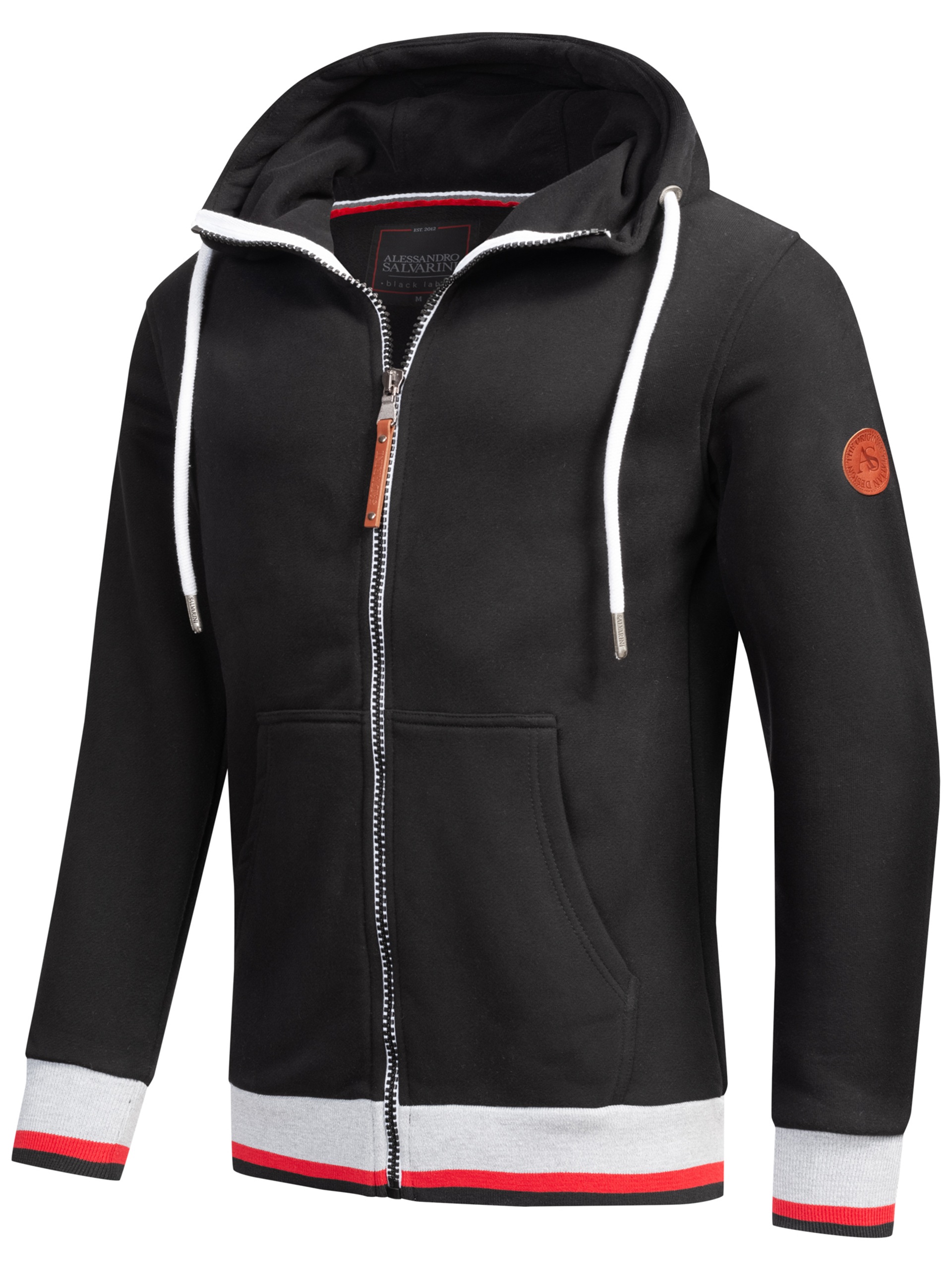 Alessandro Salvarini Sweatjacke »Alessandro Salvarini Herren Hoodie AS310«