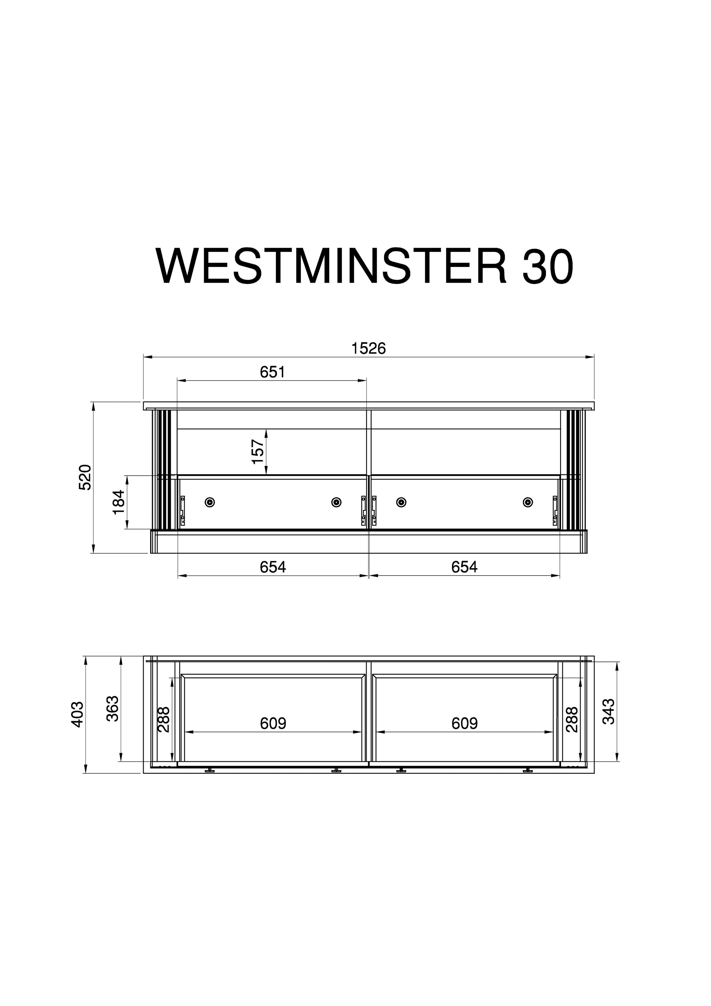 Home affaire Wohnwand »Westminster«, (Set, 4 St.), im romantischen Landhausstil