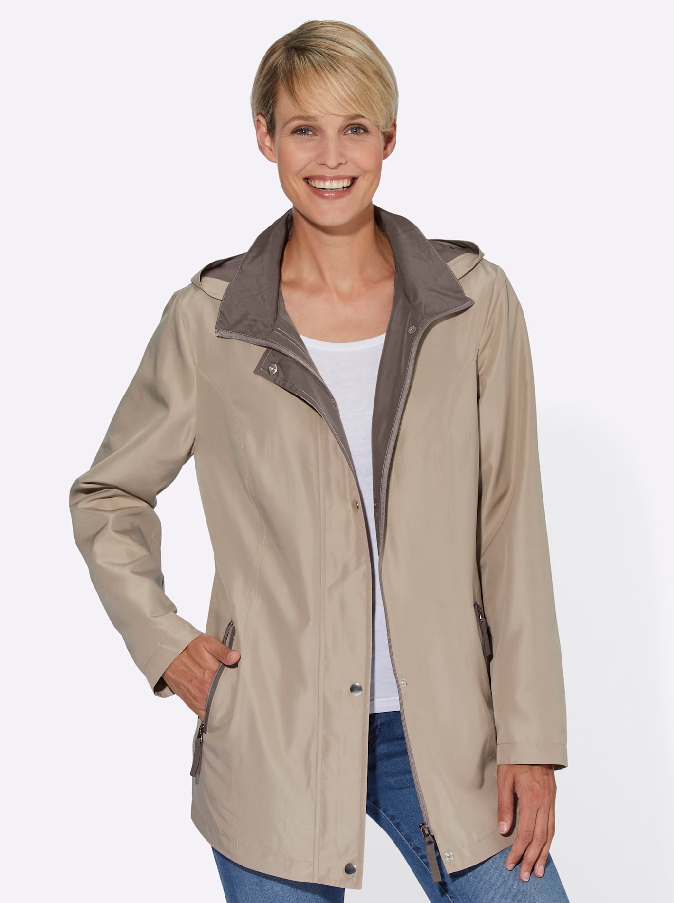 Classic Basics Funktionsjacke mit Kapuze