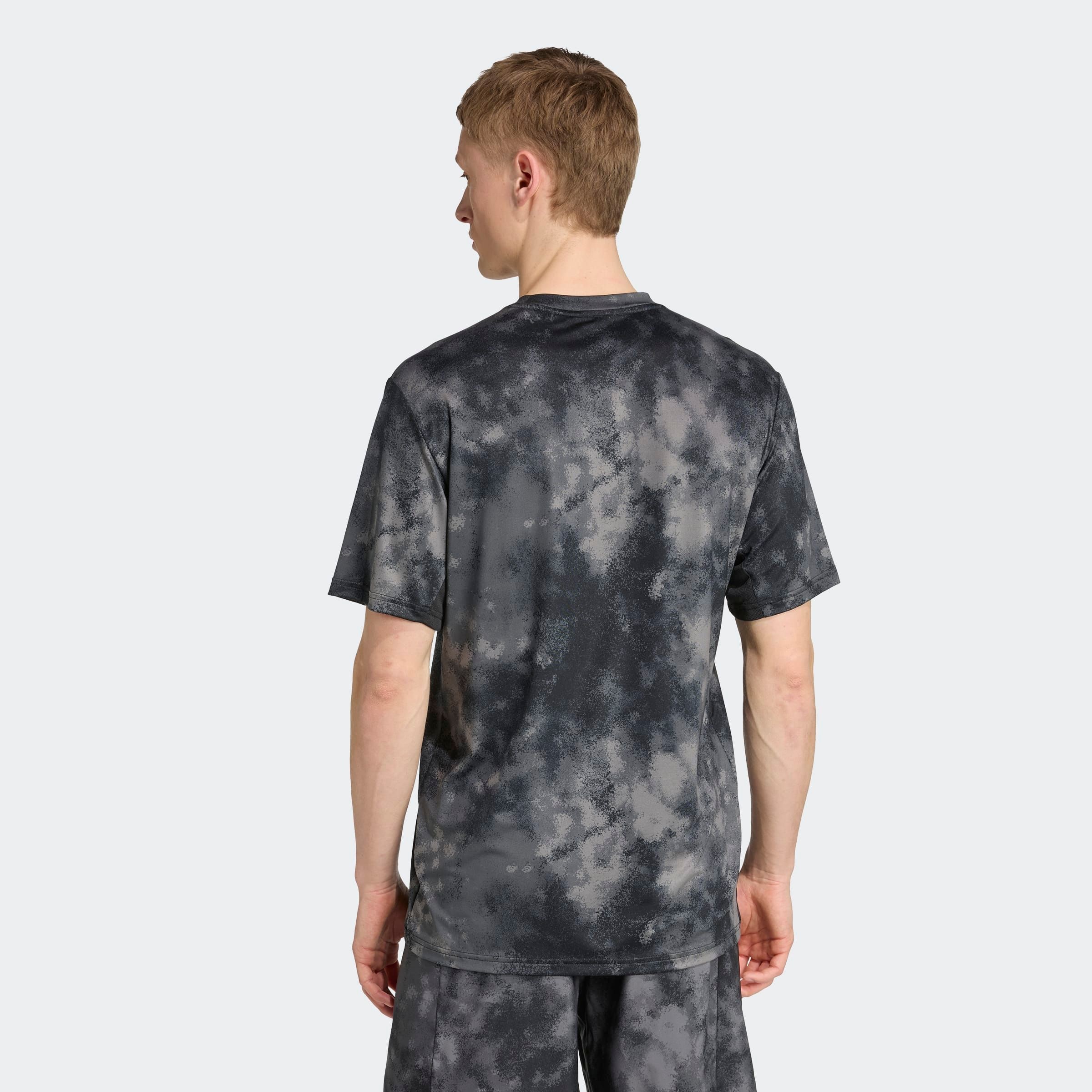adidas Performance T-Shirt »SEA AOP TEE«, Trainingsshirt mit CLIMACOOL, Alloverprint