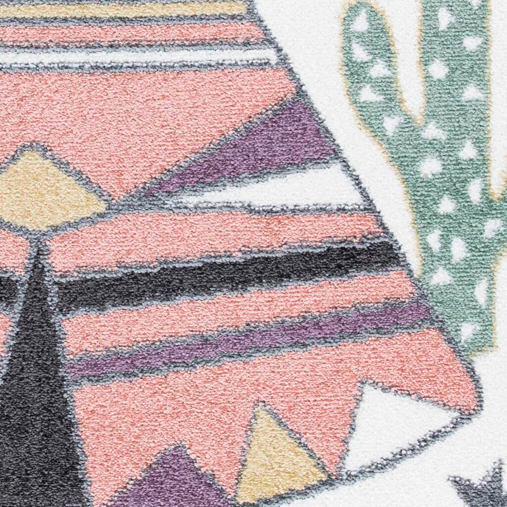 Carpet City Kinderteppich »ANIME898« rund 11 mm Höhe Kinderzimmer Teppich Modern mit lustigen Cartoon-Figuren, Multi