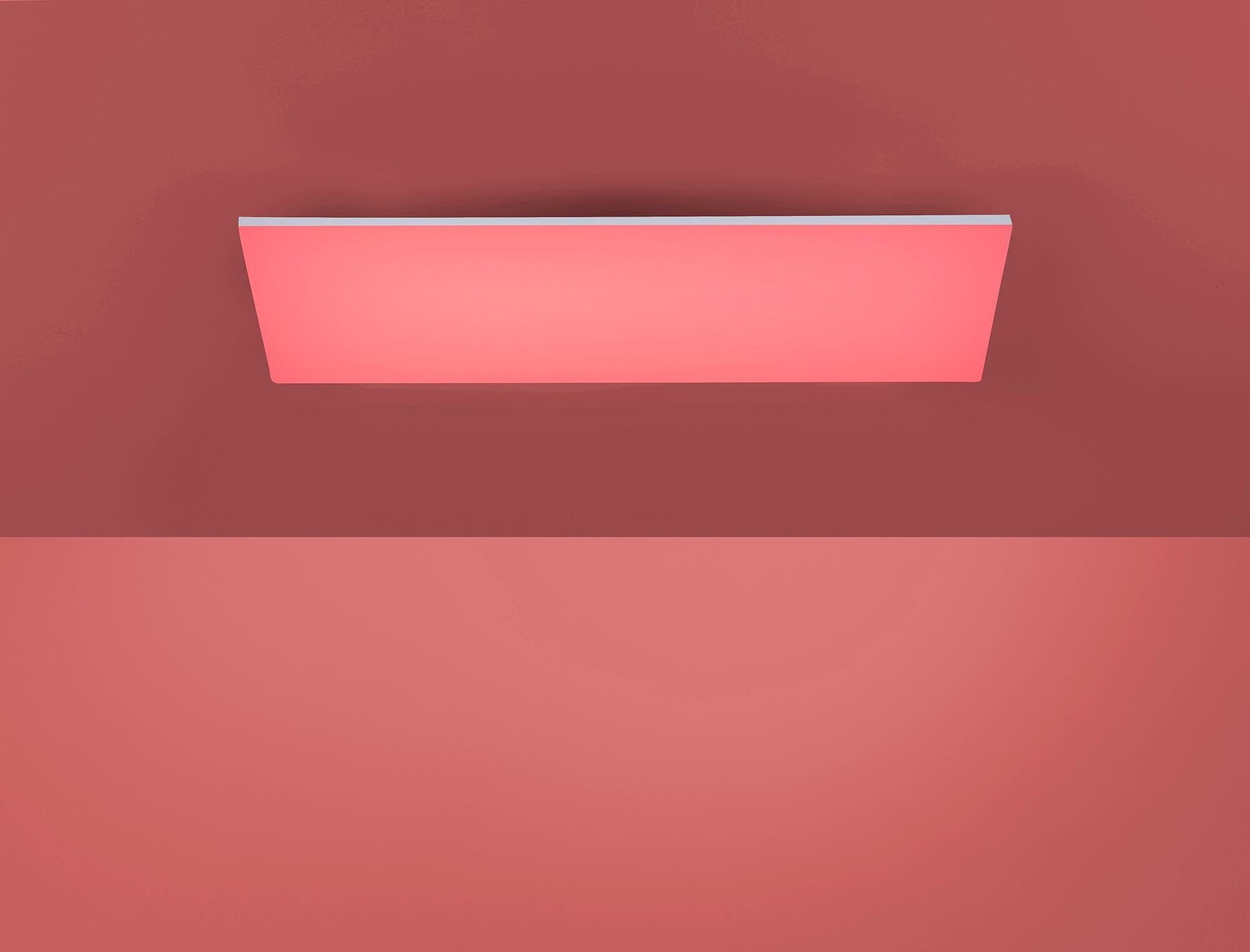 Paul Neuhaus Deckenleuchte »FRAMELESS«, 1 flammig, Leuchtmittel LED-Board | LED fest integriert, Farbwechselfunktion (RGB), rahmenlos, Dimmbar mit Fernbed.