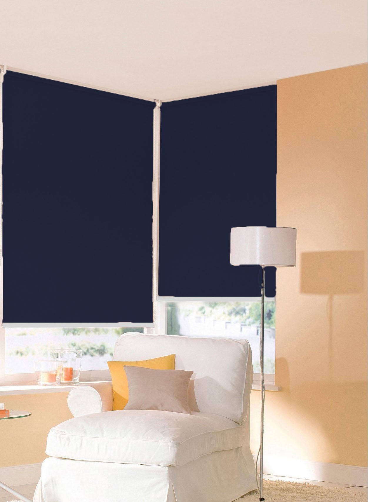 sunlines Seitenzugrollo »Young Style Blackout« verdunkelnd energiesparend freihängend