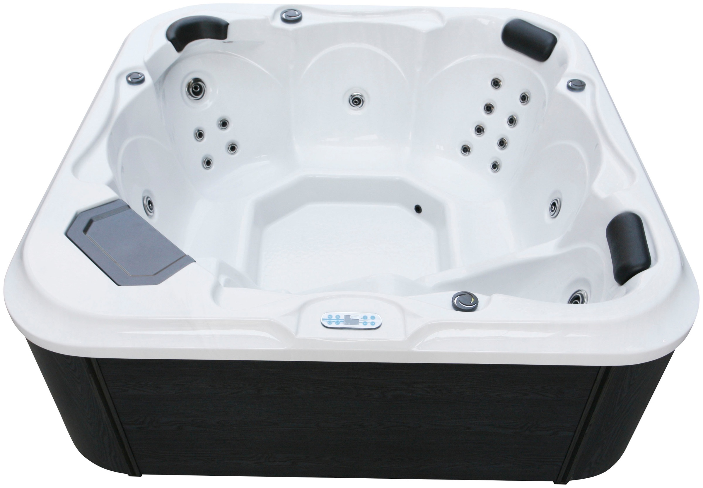 Sanotechnik Whirlpool »TIROL«, (Set), 210x210x80 cm, inkl. Einstiegsleiter und Abdeckung