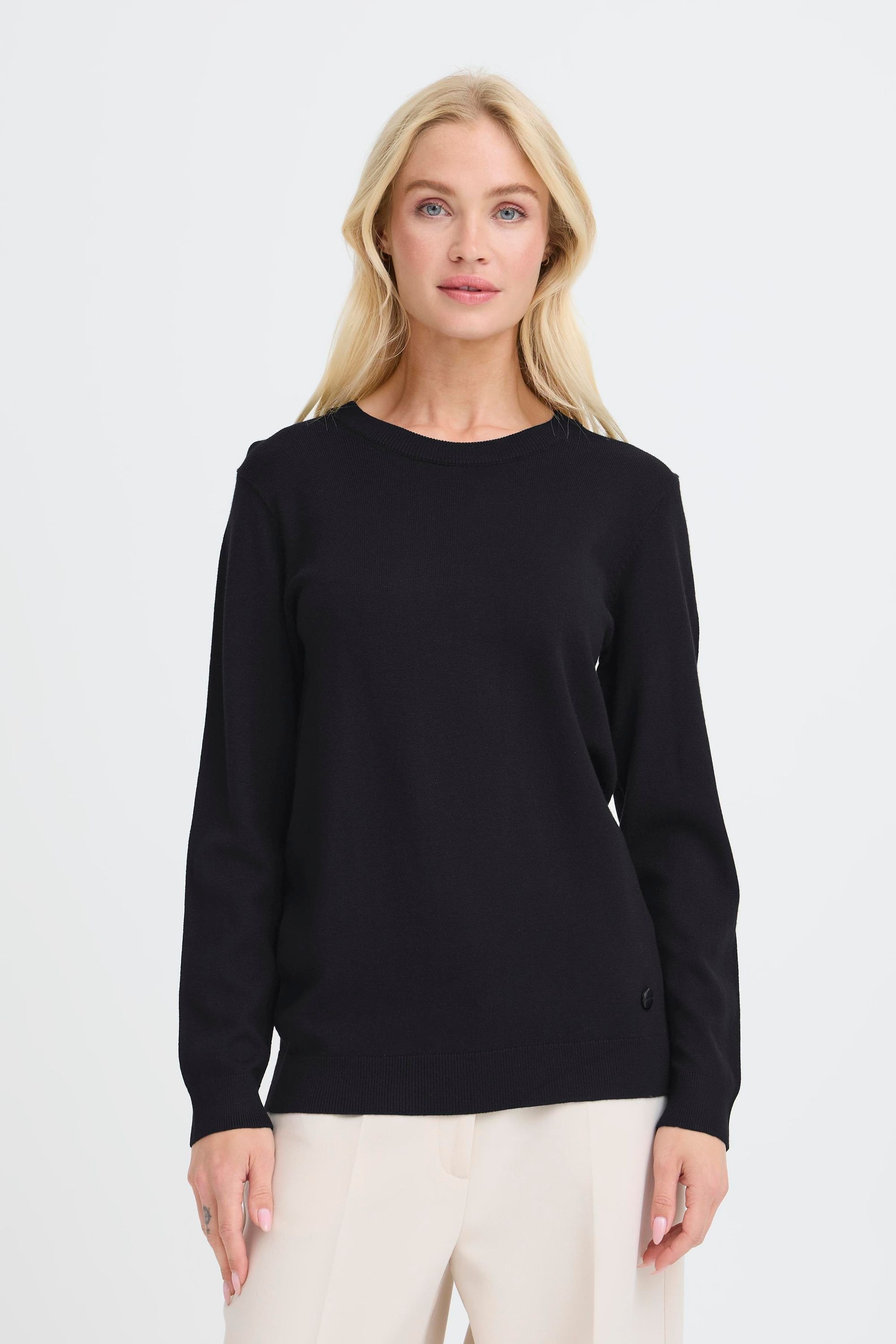 OXMO Strickfleece-Pullover »Strickpullover OXAIDA«