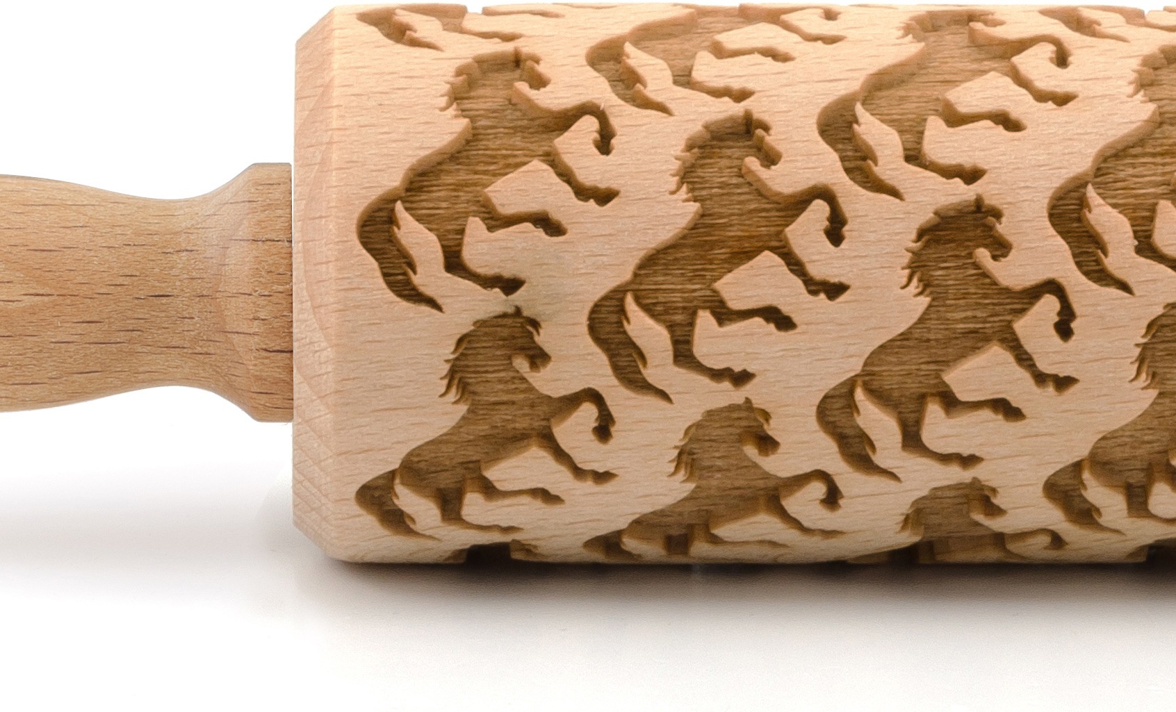 folkroll Teigroller »3D-Motiv-Teigrolle« Pferde