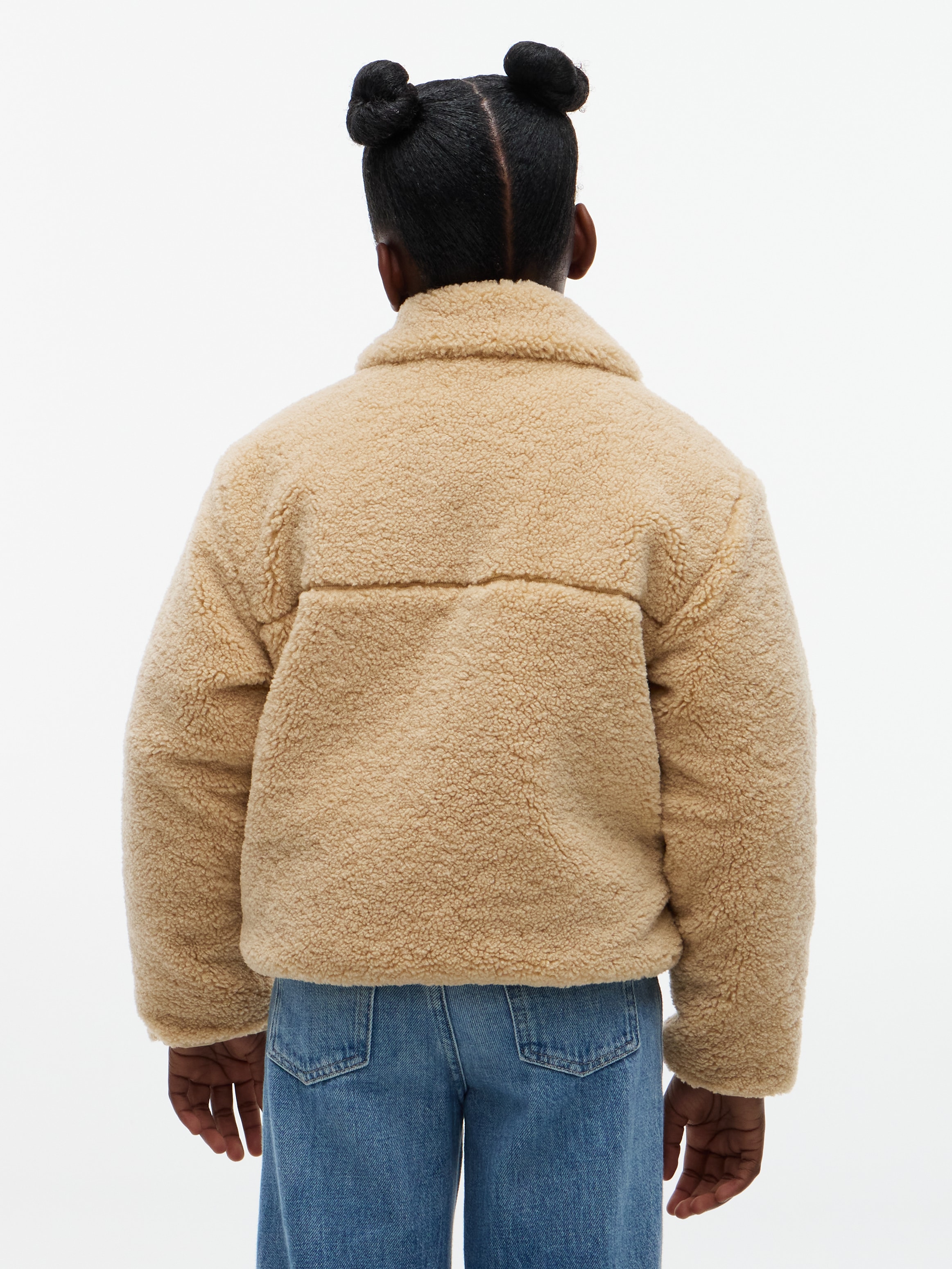 Tommy Hilfiger Plüschjacke »TEDDY JACKET« Plüschqualität, Regular Fit, Kinder bis 16 Jahre
