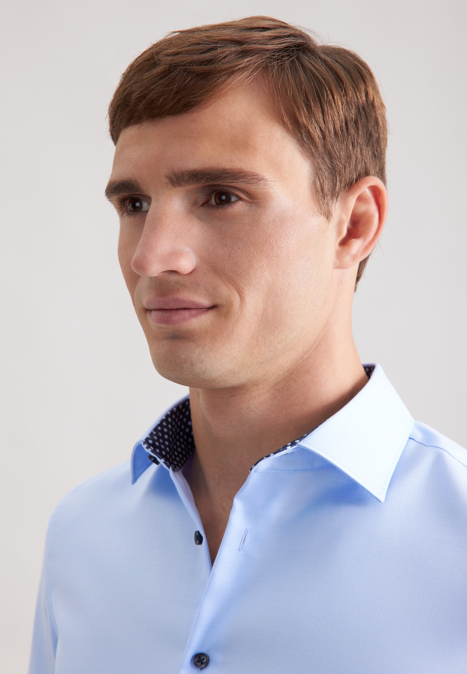 seidensticker Businesshemd »Schwarze Rose« Shaped 1/1 Kentkragen Uni