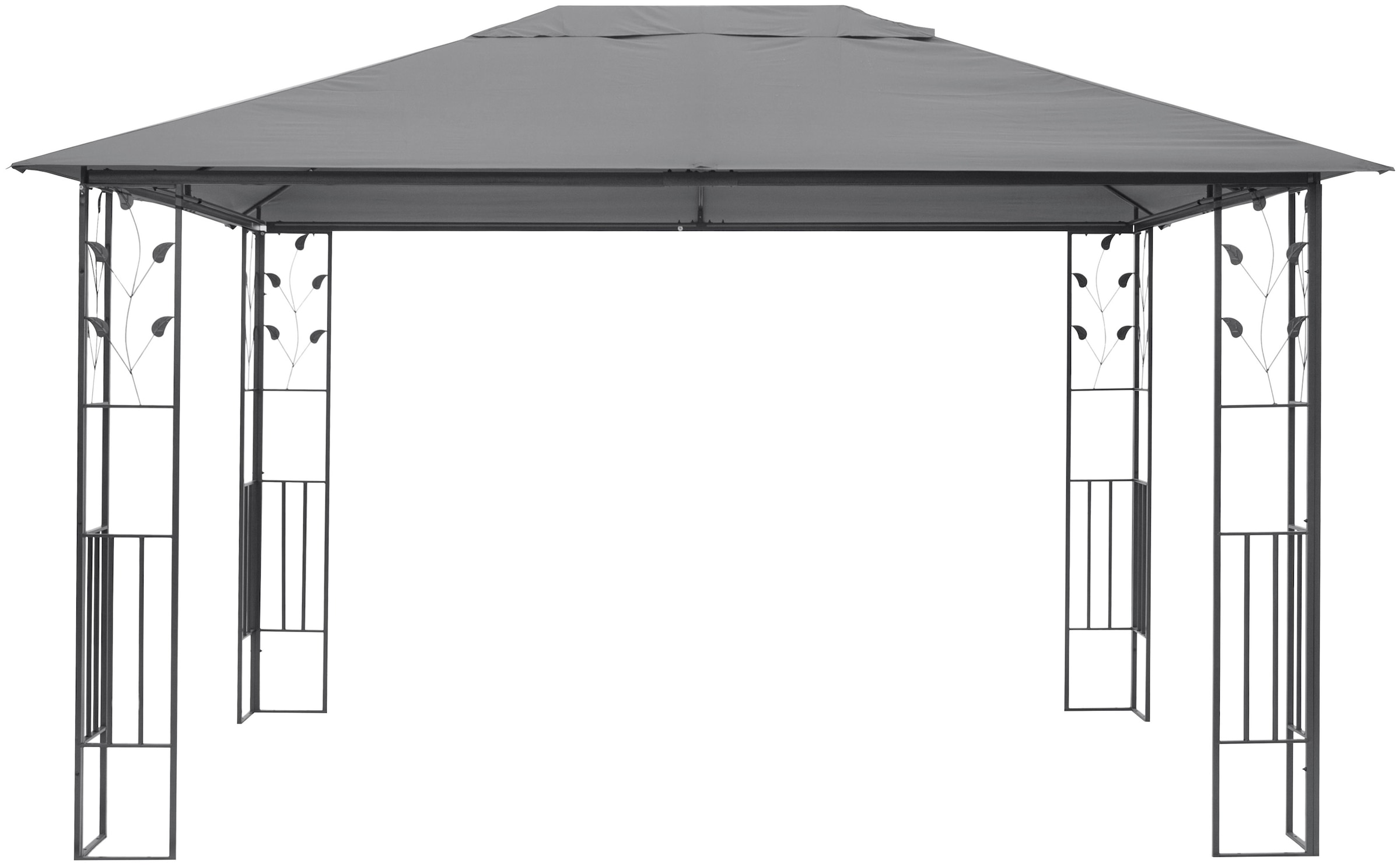 KONIFERA Pavillon »Athen«, BxT: 300x400 cm, Blätter-Optik, inkl. 4 Seitenteile und Ersatzdach