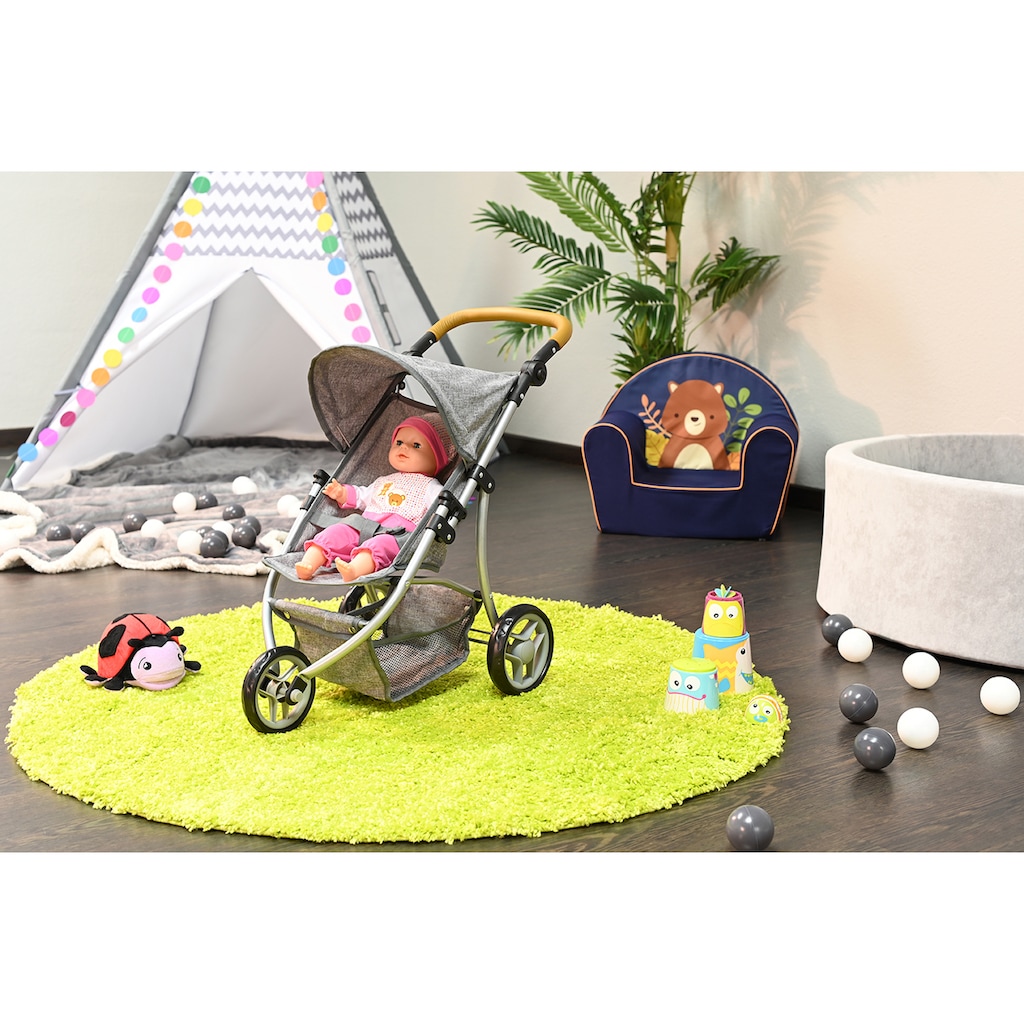 Knorrtoys® Puppenbuggy »Lio - Stone Brown«