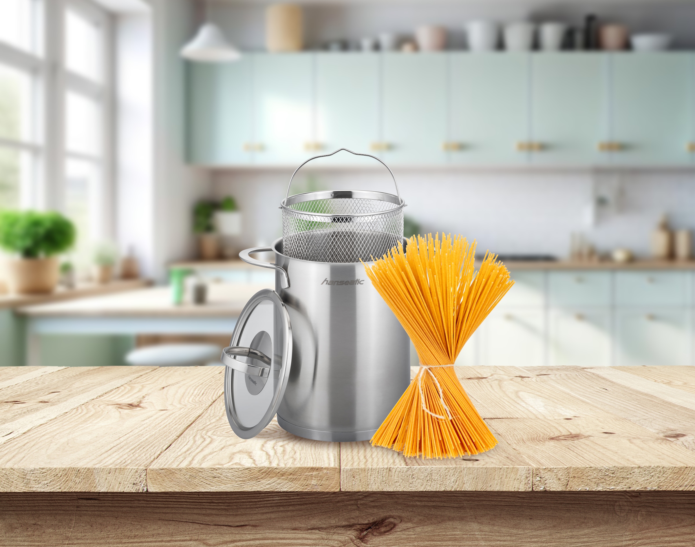 Hanseatic Spargeltopf »hanseatic« Set, 3 Stk. tlg. Edelstahl 18/10