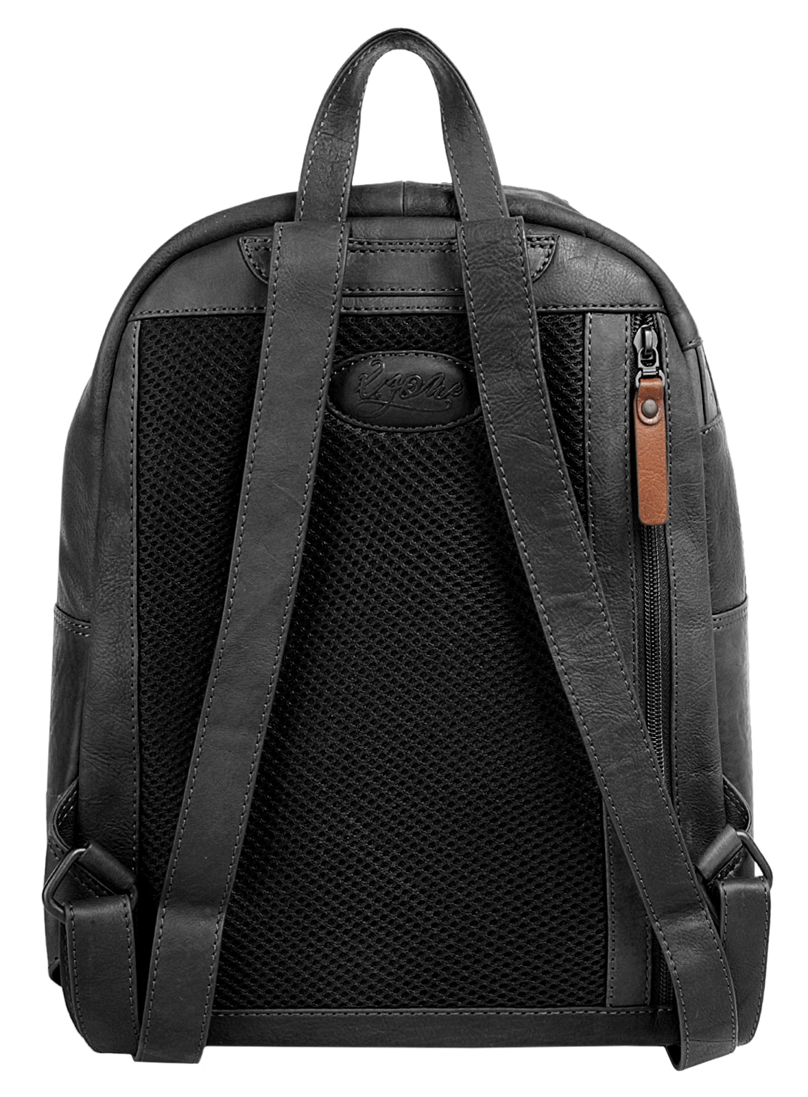 X-Zone Laptoprucksack echt Leder