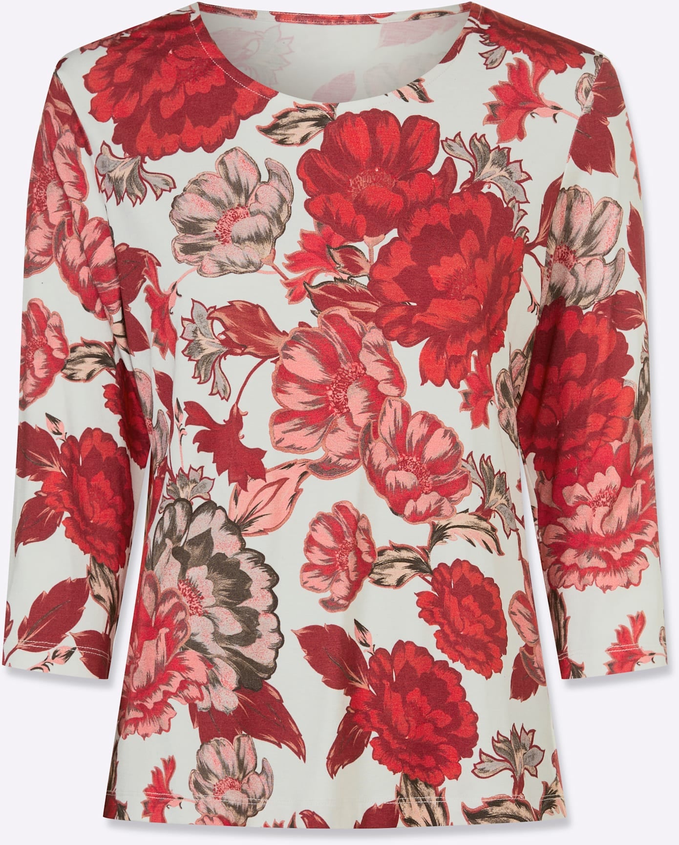 Lady 3/4-Arm-Shirt »Rundhals-Shirt« 1 tlg.