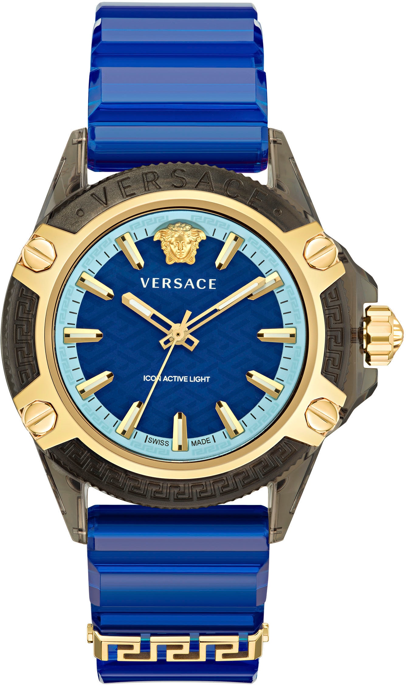 Versace Quarzuhr »ICON ACTIVE, VE6E00323«, Armbanduhr, Herrenuhr, Swiss Made